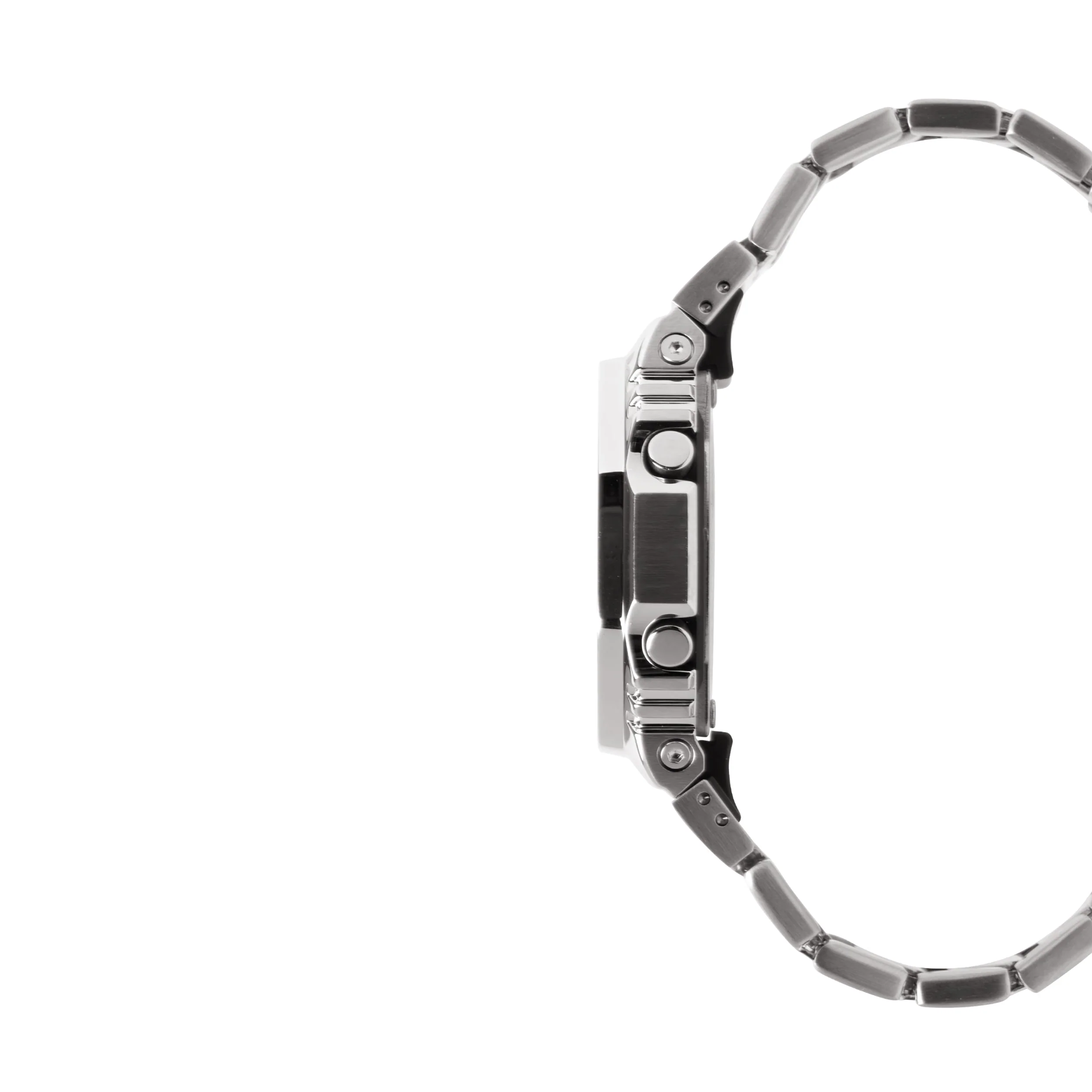 GM-2110D-3A Quartz G Steel Steel / Resin Silver | 49mm, Steel & Rubber Coating, Green Dial - Image 3