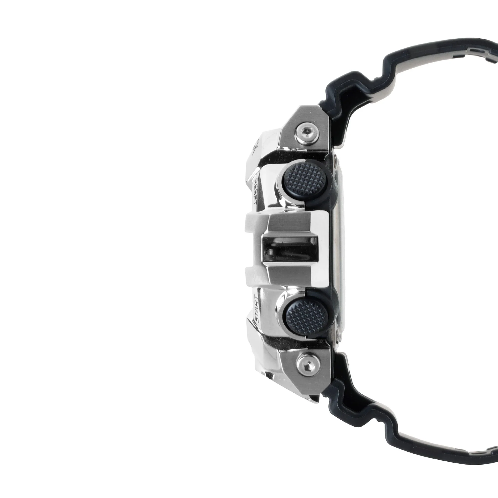 GM-700-1A Quartz G Steel Steel / Resin Silver | 58mm, Steel & Rubber Coating, Resin, Silver Dial - Image 3