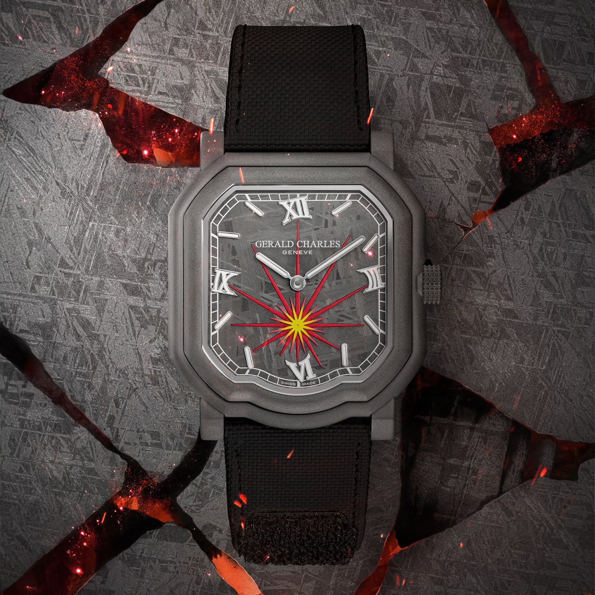 Maestro 2.0 Meteorite Darkblast | 39mm, Steel & DLC, Fabric, Black Dial - Image 5