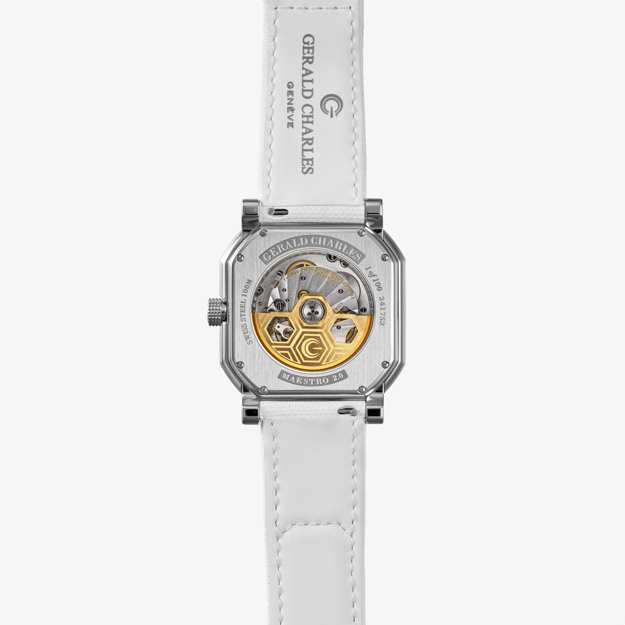 Maestro 2.0 Meteorite Silver | 39mm, Steel, Fabric, White Dial - Image 3