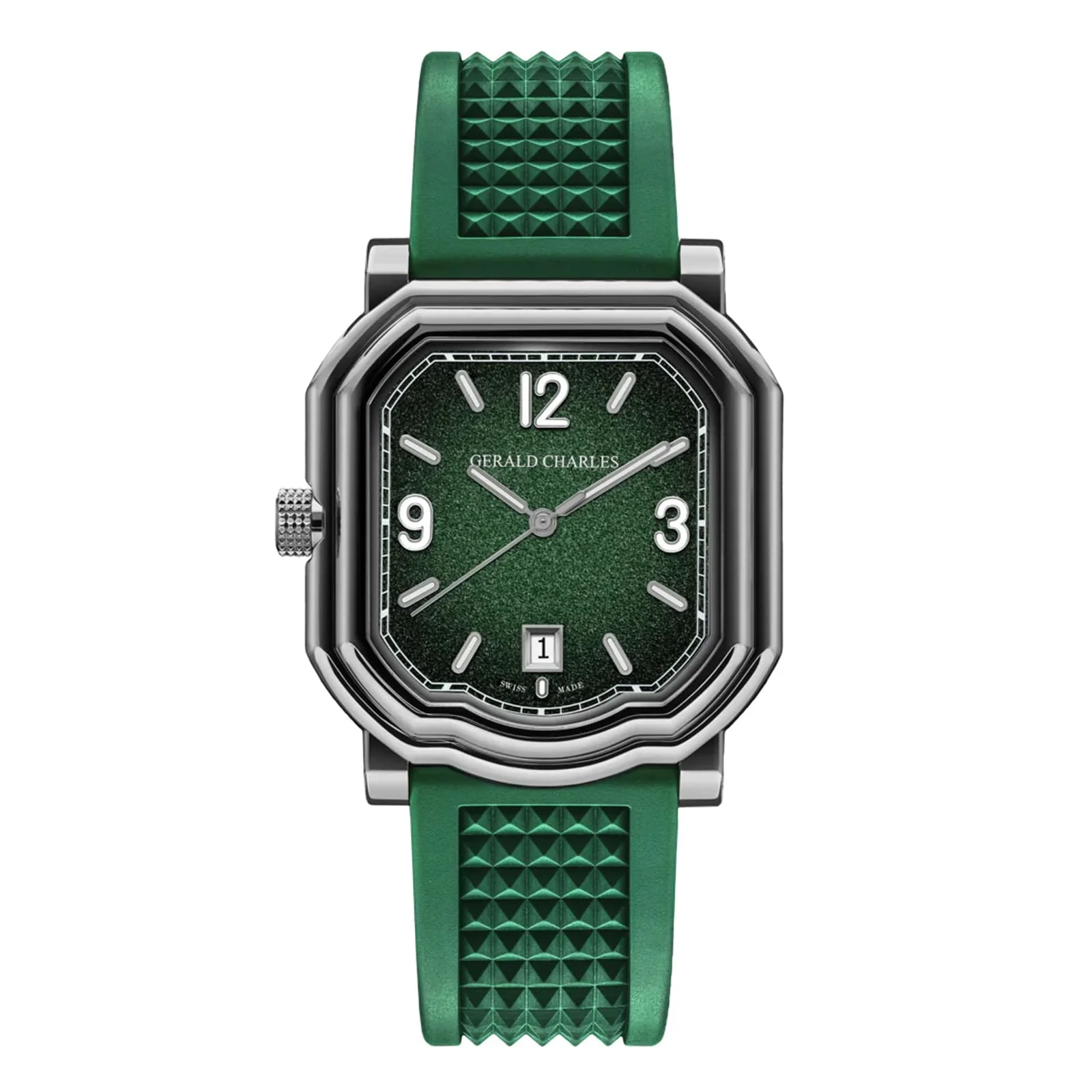 Maestro GC Sport | 39mm, Titanium, Rubber, Green Dial