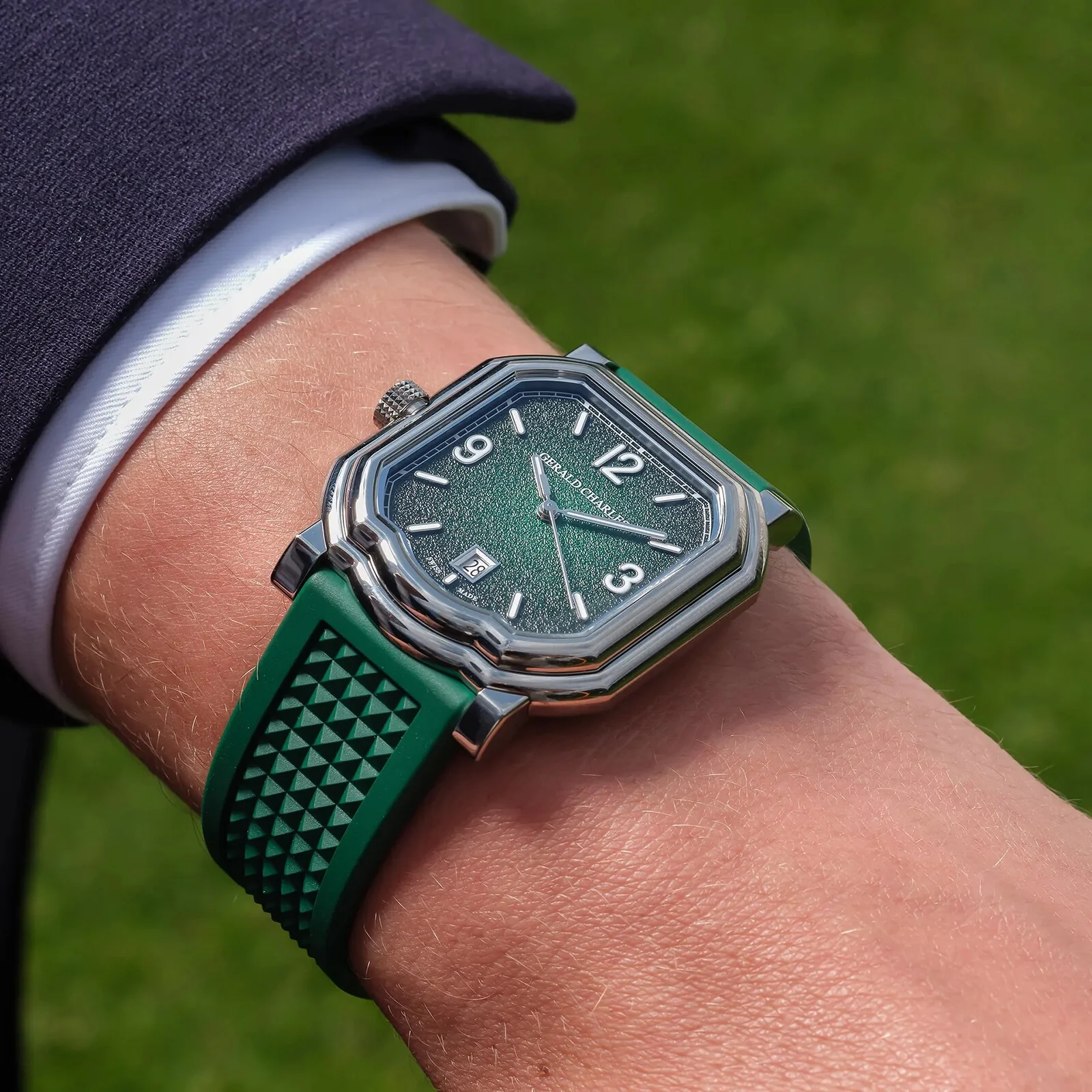 Maestro GC Sport | 39mm, Titanium, Rubber, Green Dial - Image 3