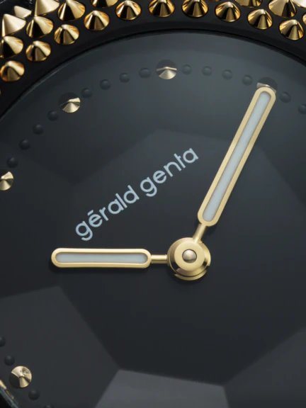 Gentissima Oursin 36 Black Titanium | 36mm, DLC coated grade 5 titanium and yellow gold, Women's Watch - Image 2