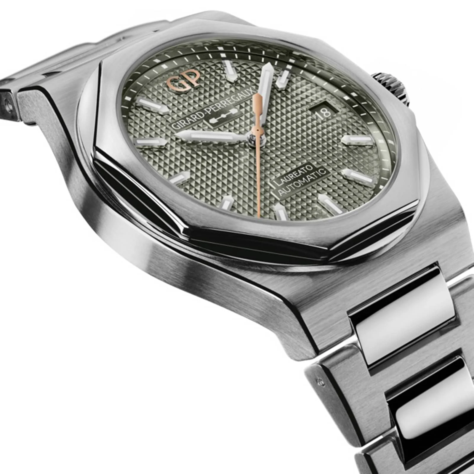 Laureato 38 | 38mm, Steel, Green Dial - Image 2