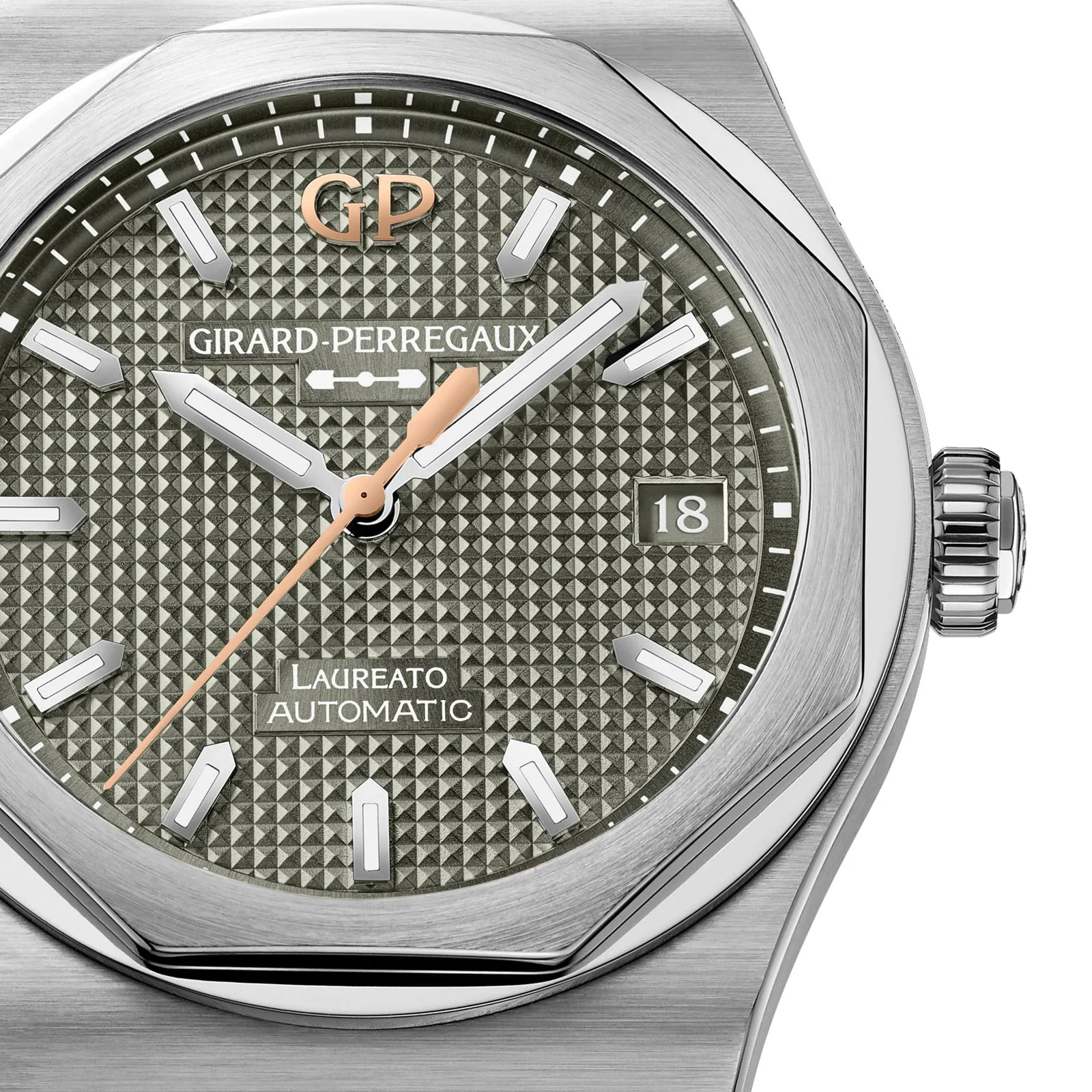 Laureato 38 | 38mm, Steel, Green Dial - Image 3