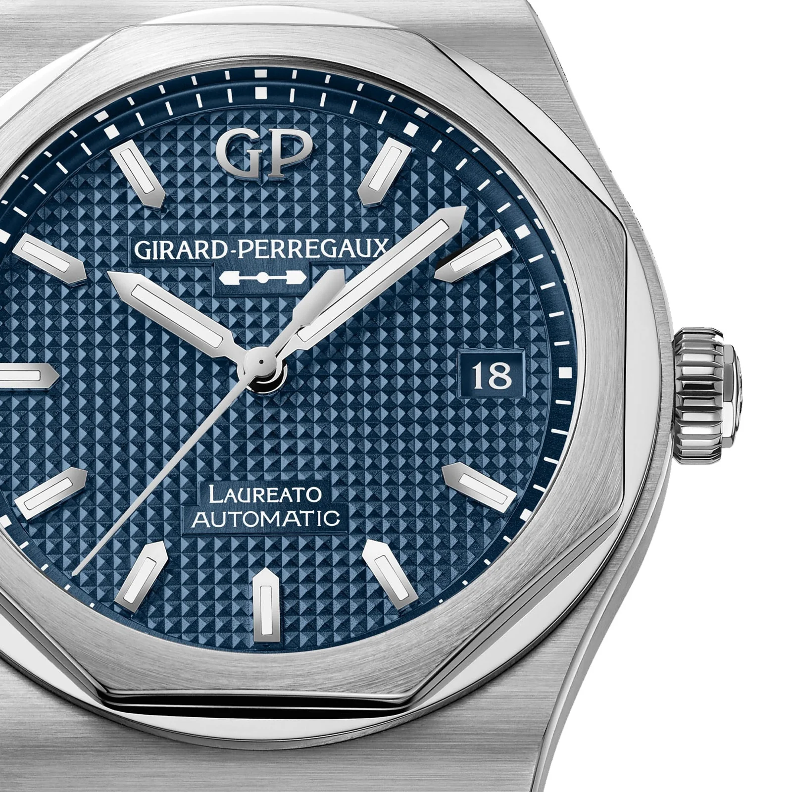 Laureato 38 | 38mm, Steel, Midnight Blue Dial - Image 3