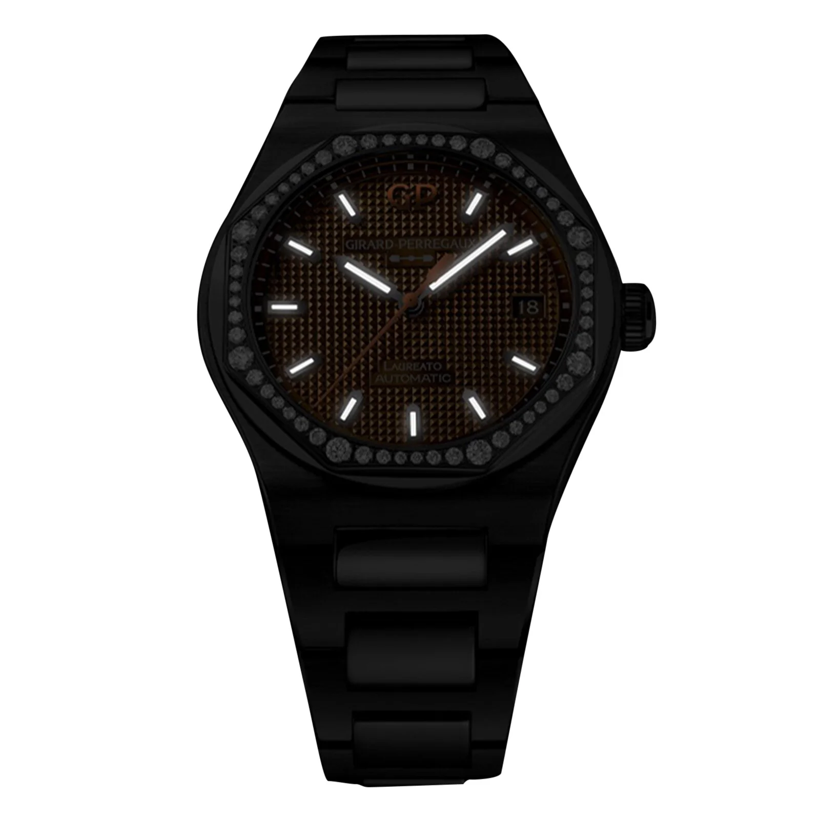 Laureato 38 | 38mm, Steel, Gold Dial - Image 2