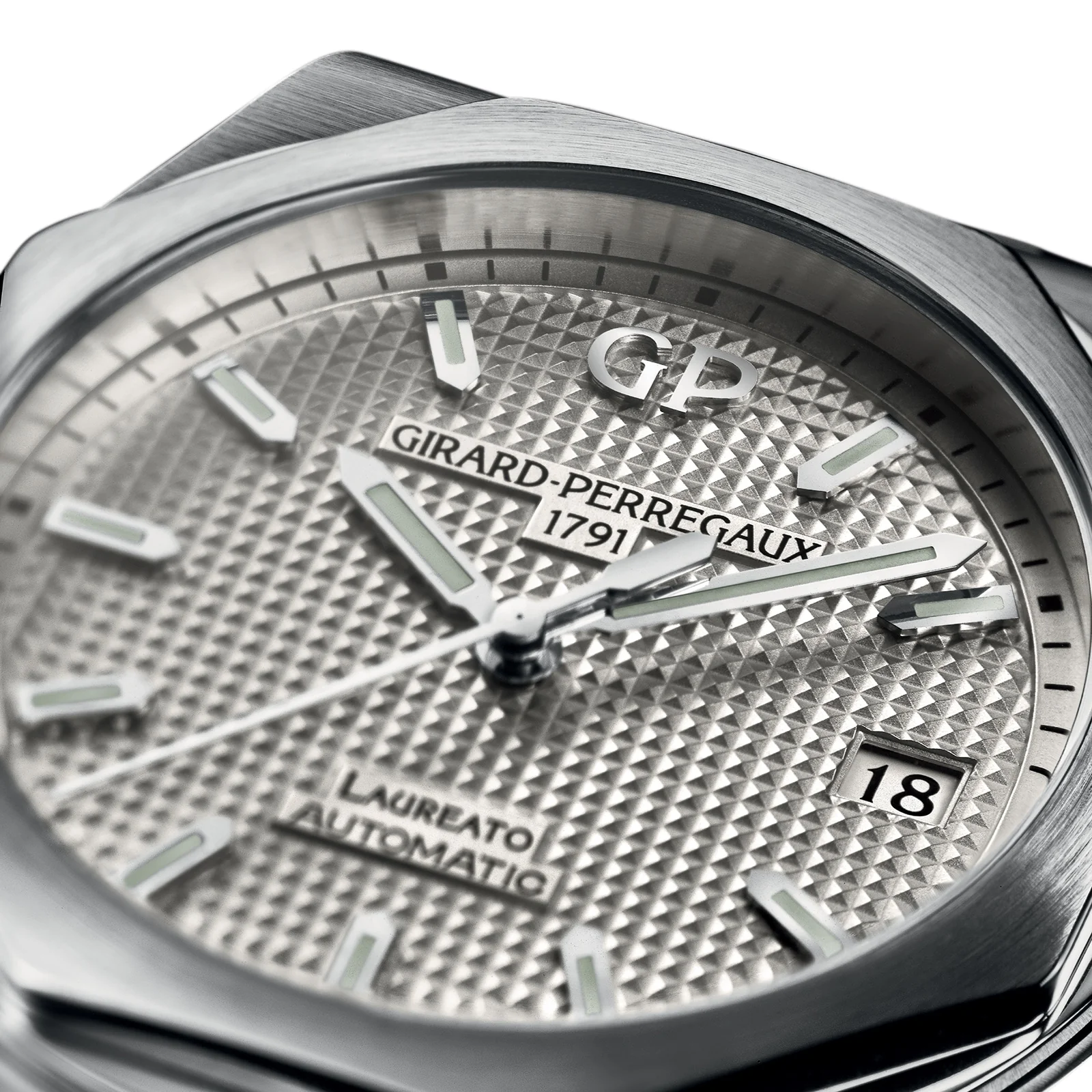 Laureato 42 | 42mm, Steel, Silver Dial - Image 2