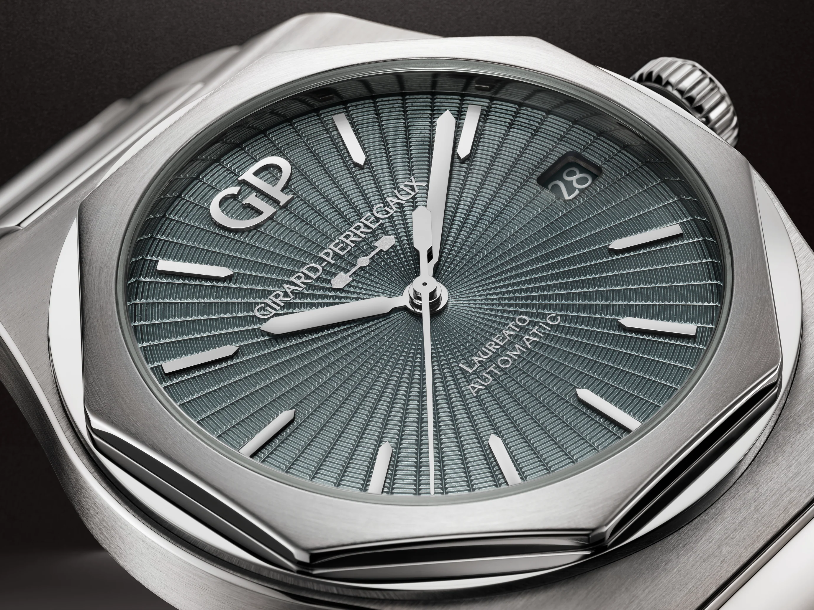 Laureato 42MM | 42mm, Steel, Grey Dial - Image 4