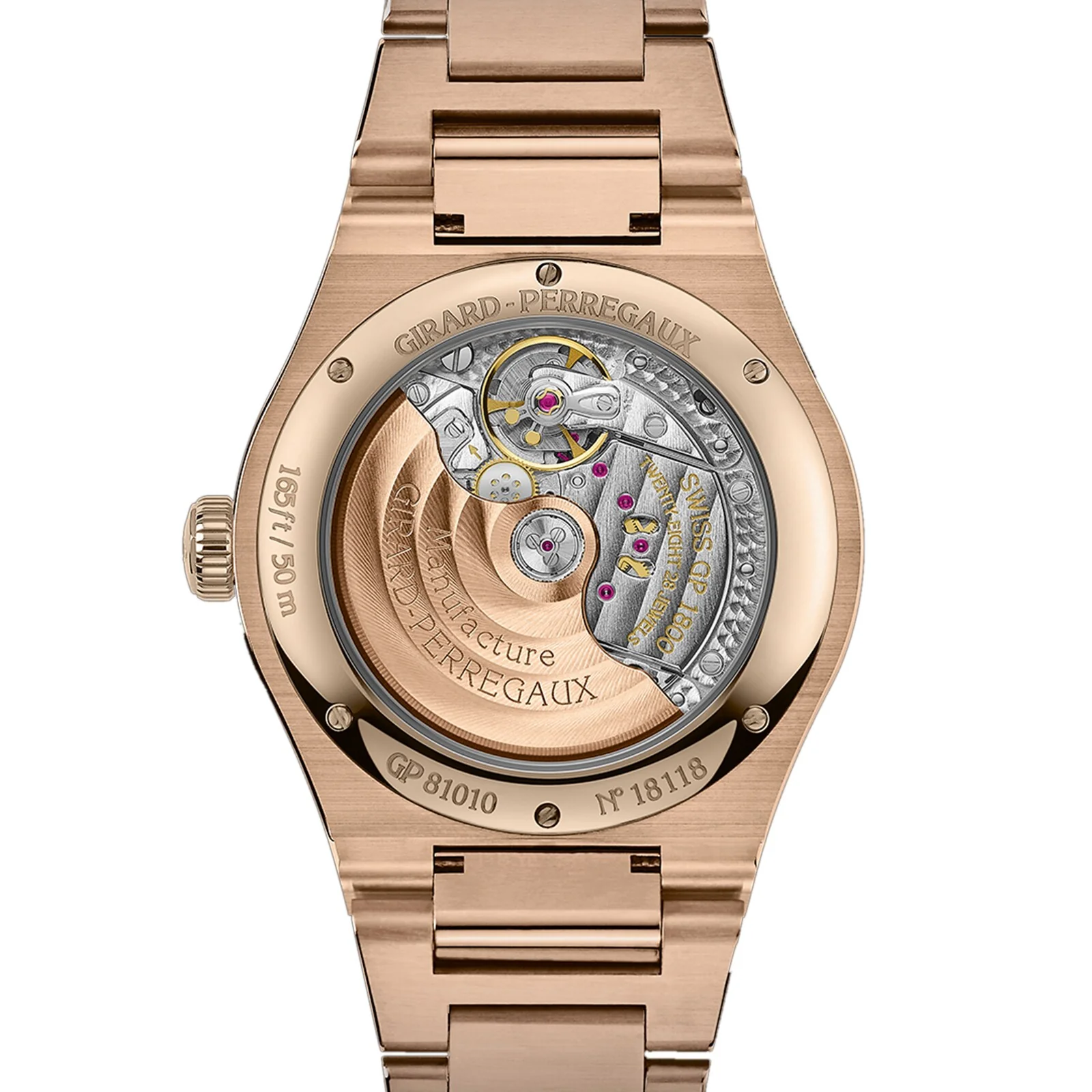 Laureato 42 | 42mm, 18K Rose Gold, Black Dial - Image 4
