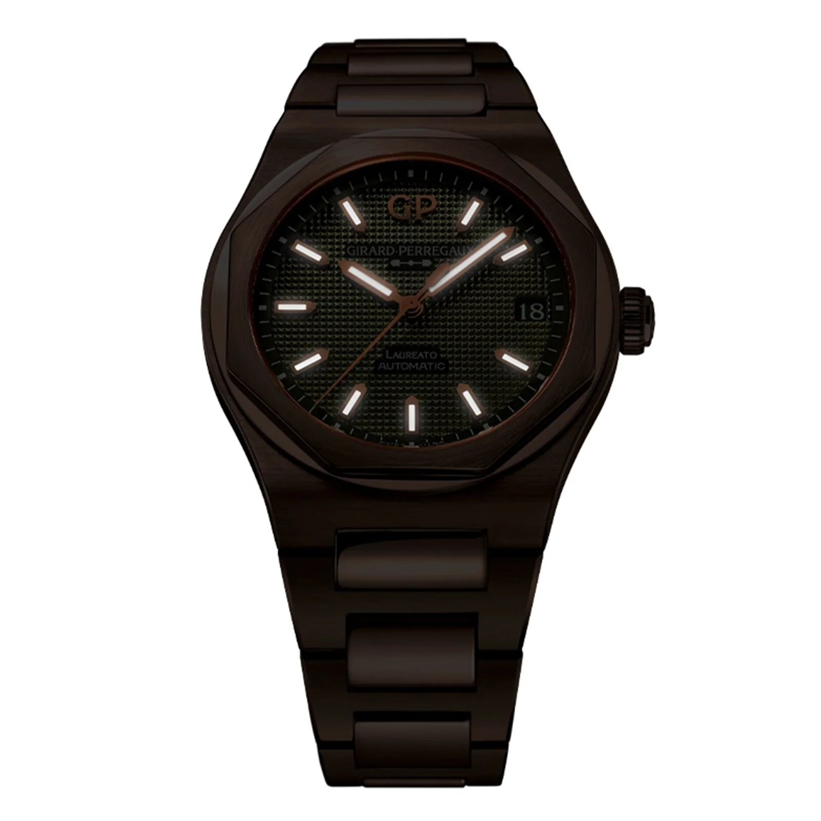 Laureato 42 | 42mm, 18K Rose Gold, Green Dial - Image 2