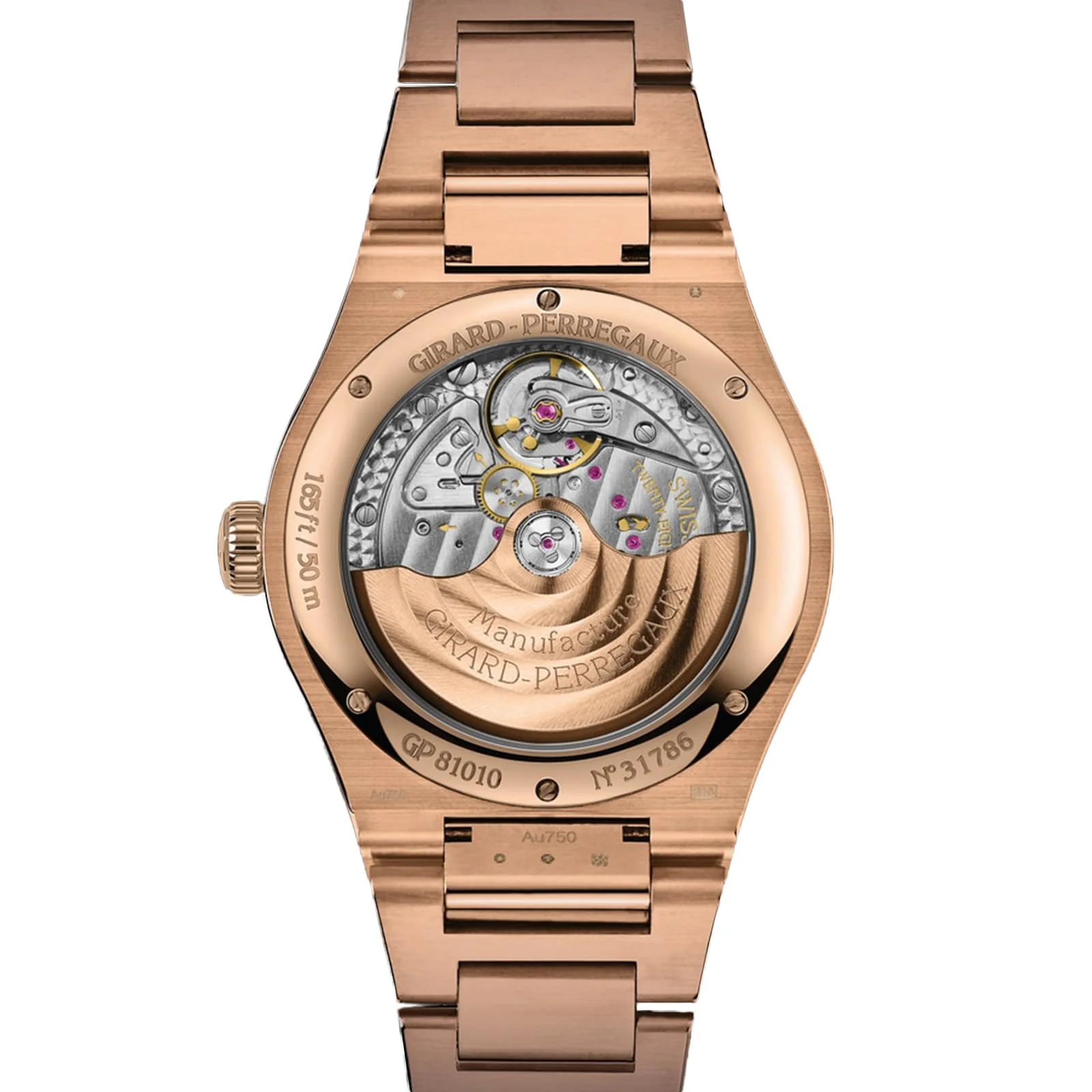Laureato 42 | 42mm, 18K Rose Gold, Green Dial - Image 3