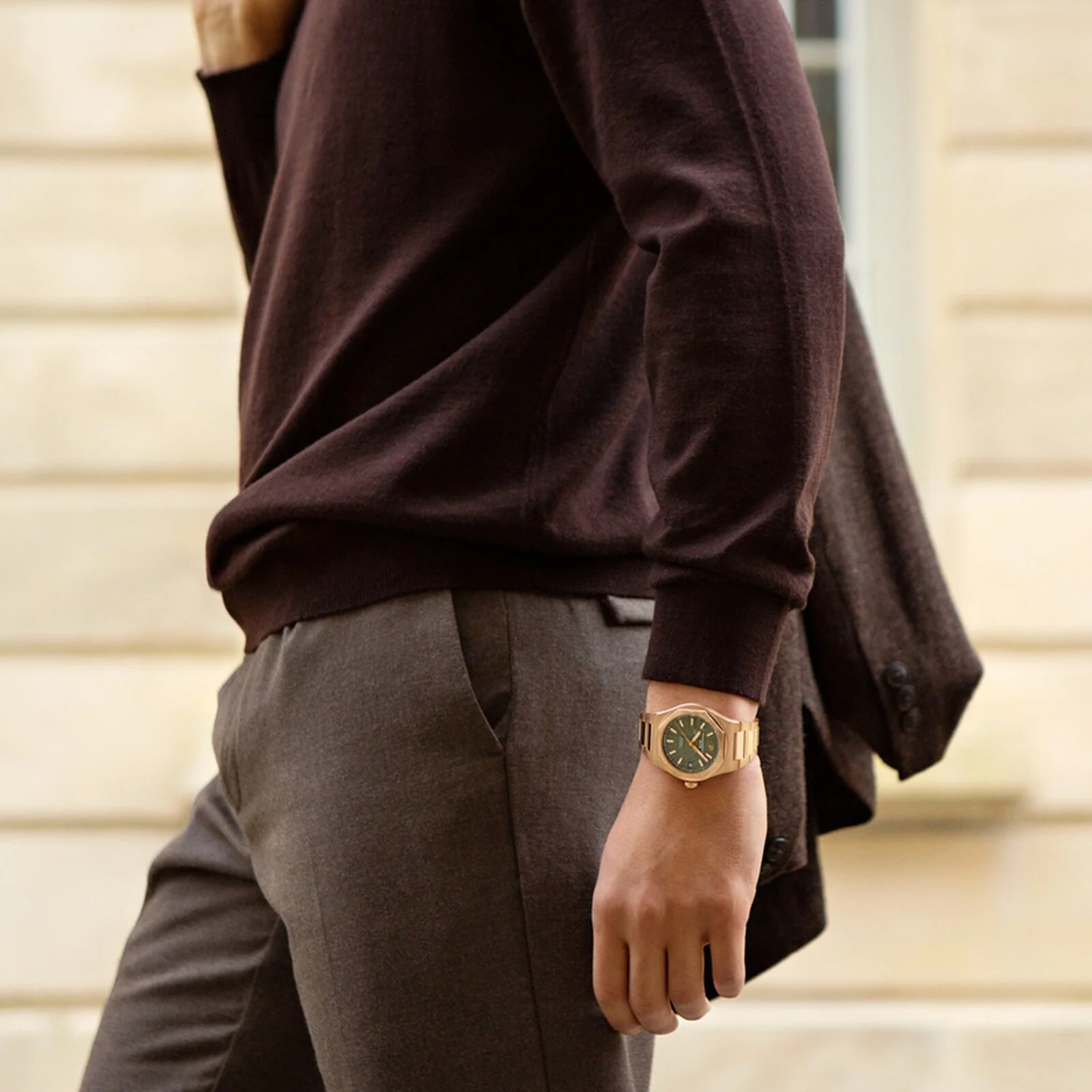Laureato 42 | 42mm, 18K Rose Gold, Green Dial - Image 4