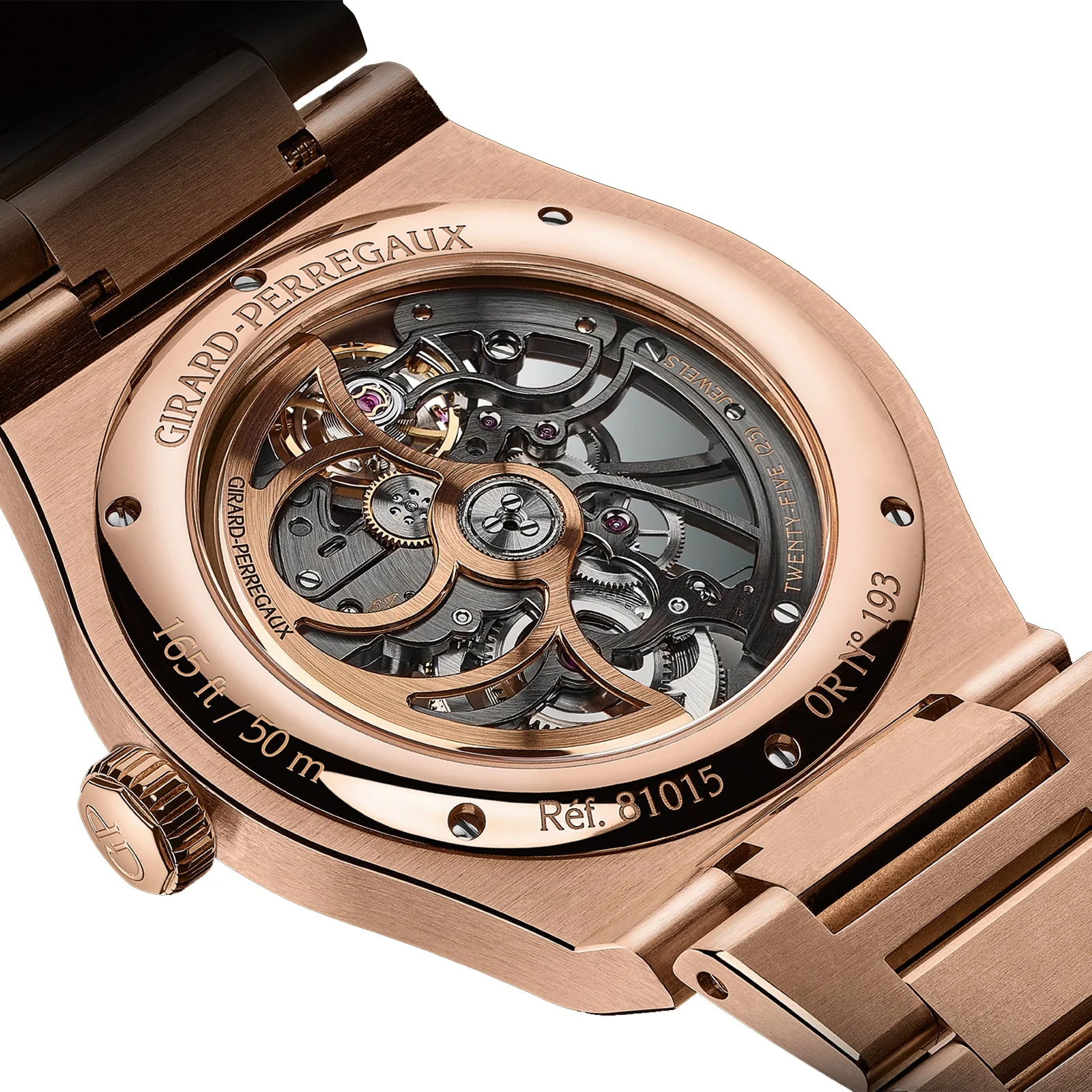 Laureato Skeleton | 42mm, 18K Rose Gold, Black Dial - Image 3