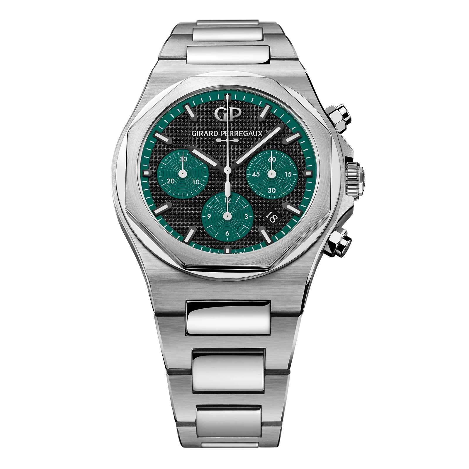 Laureato Chronograph 42 | 42mm, Steel, Black Dial, Ref. 81020-11-3254-1GM