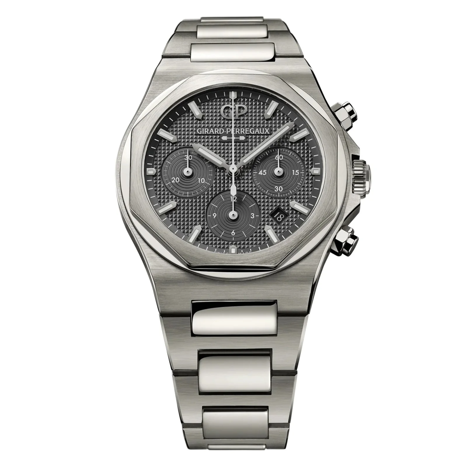 Laureato Chronograph Ti49 | 42mm, Titanium, Grey Dial