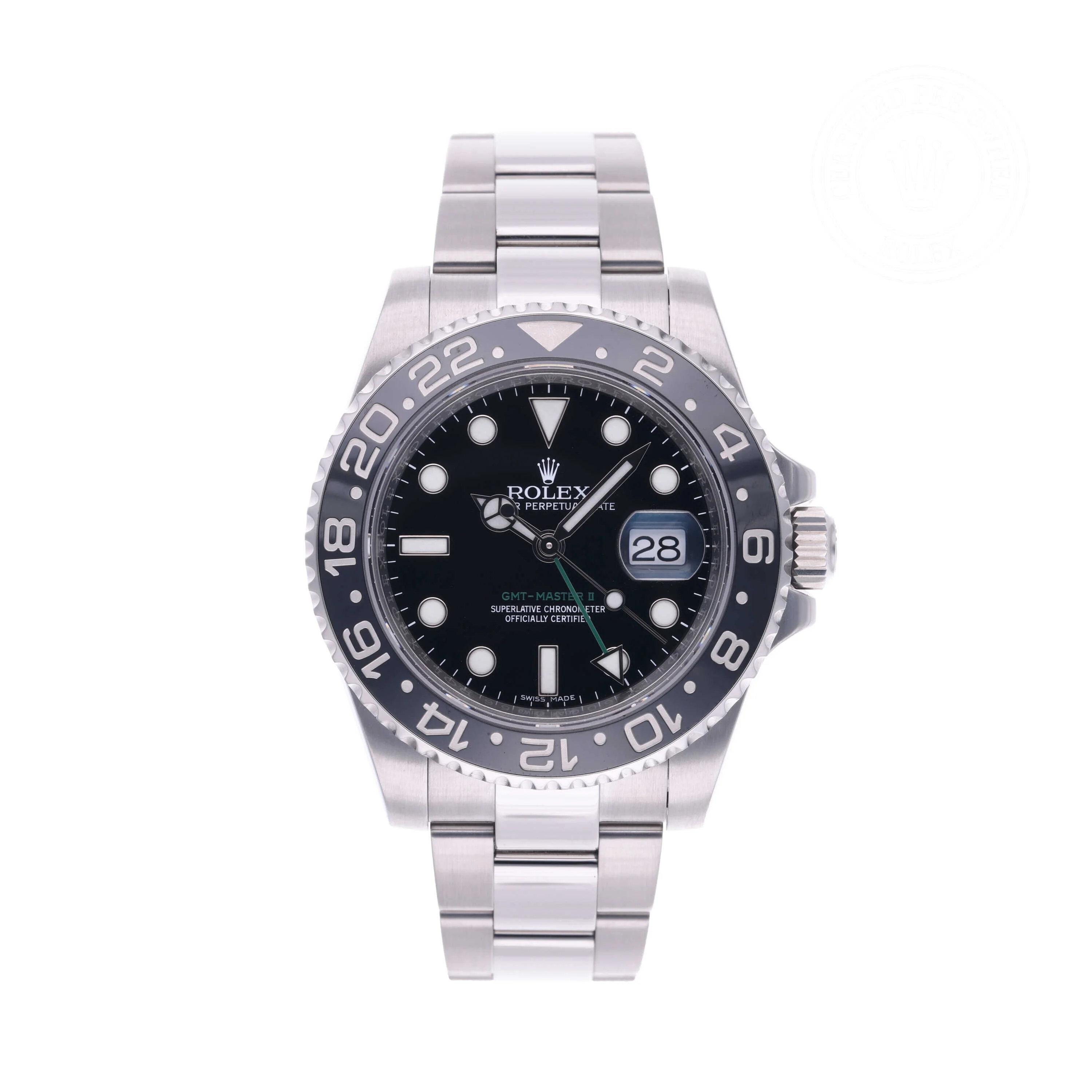 GMT-Master II | 40mm, Steel, Ref. M116710LN