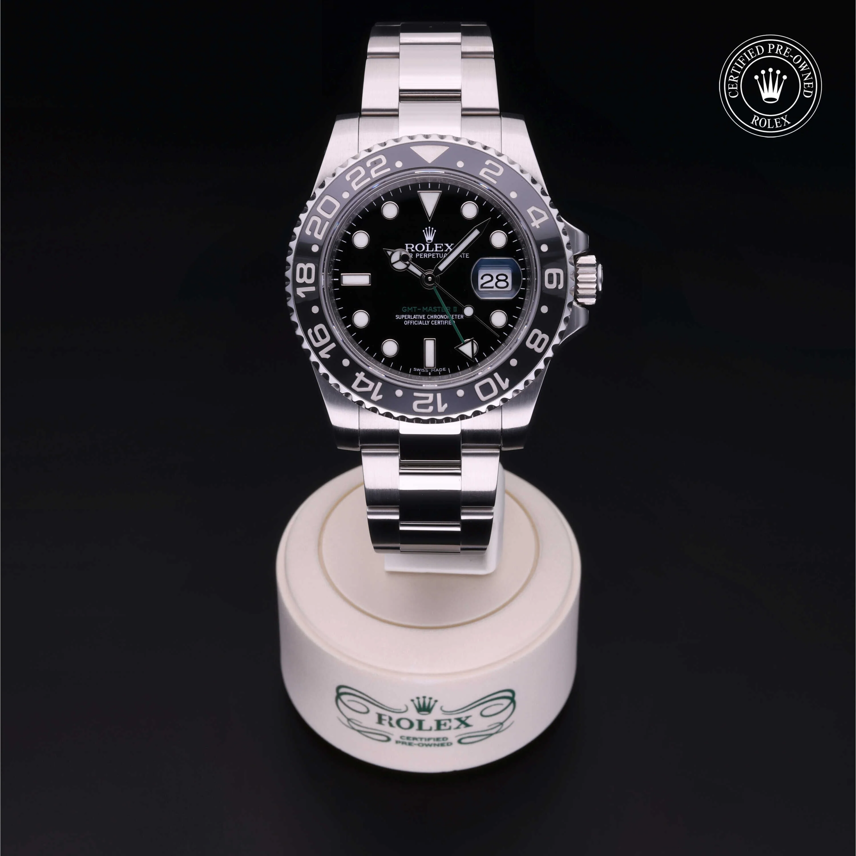 GMT-Master II | 40mm, Steel, Ref. M116710LN - Image 3
