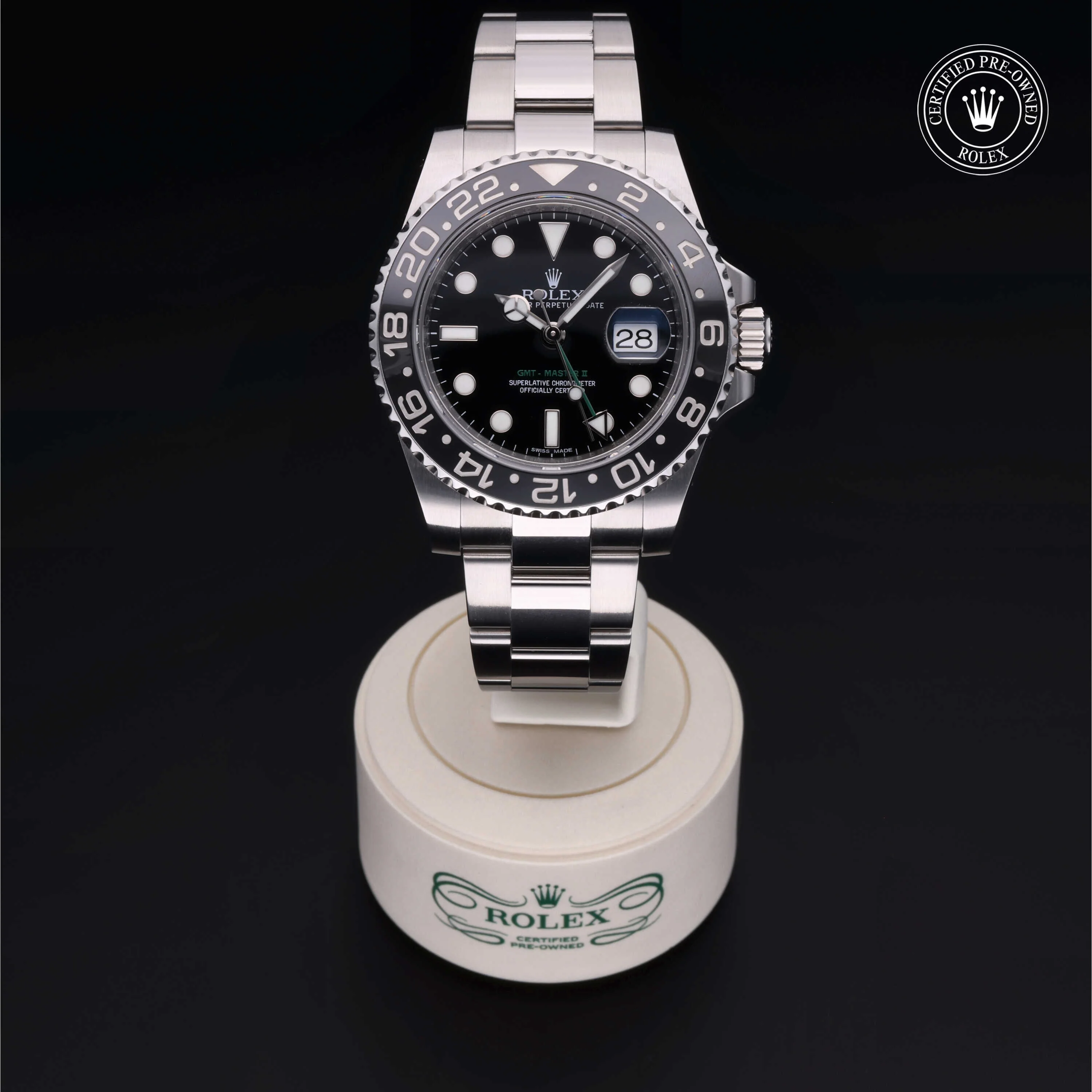 GMT-Master II | 40mm, Steel, Ref. M116710LN - Image 3