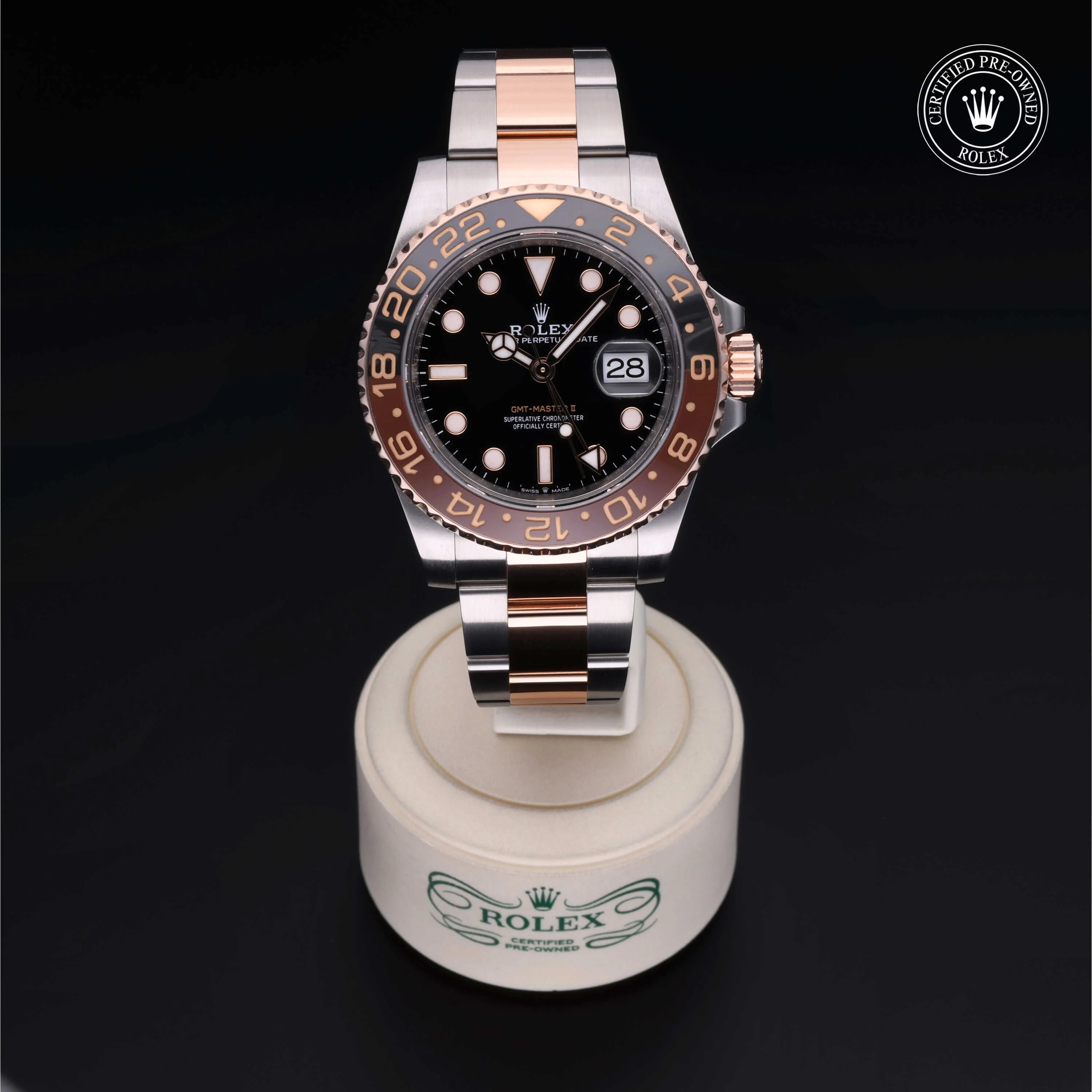 GMT-Master II | 40mm, Two-Tone Steel & 18K Rose Gold, Ref. M126711CHNR - Image 3