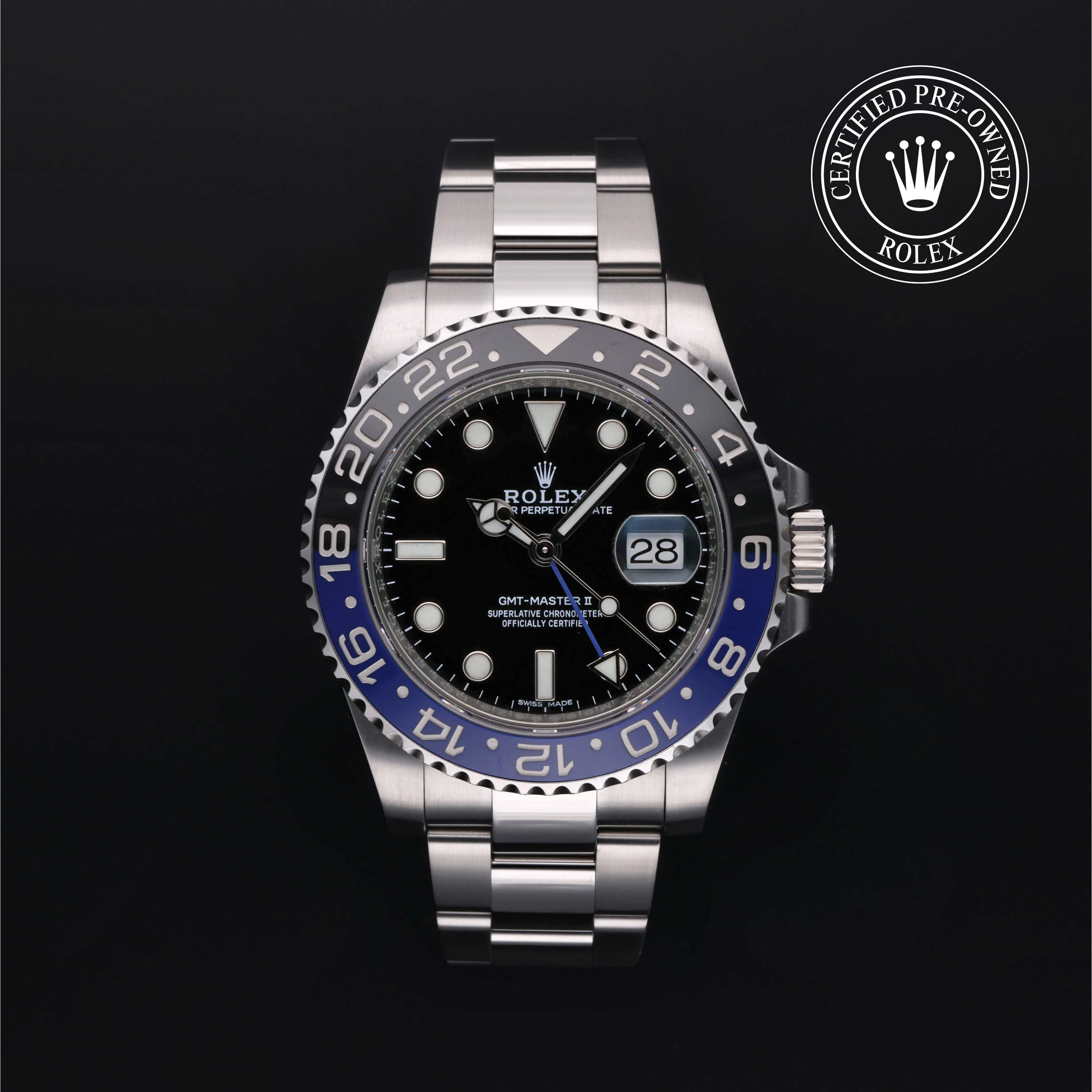 GMT-Master II | 40mm, Steel, Ref. M116710BLNR - Image 2