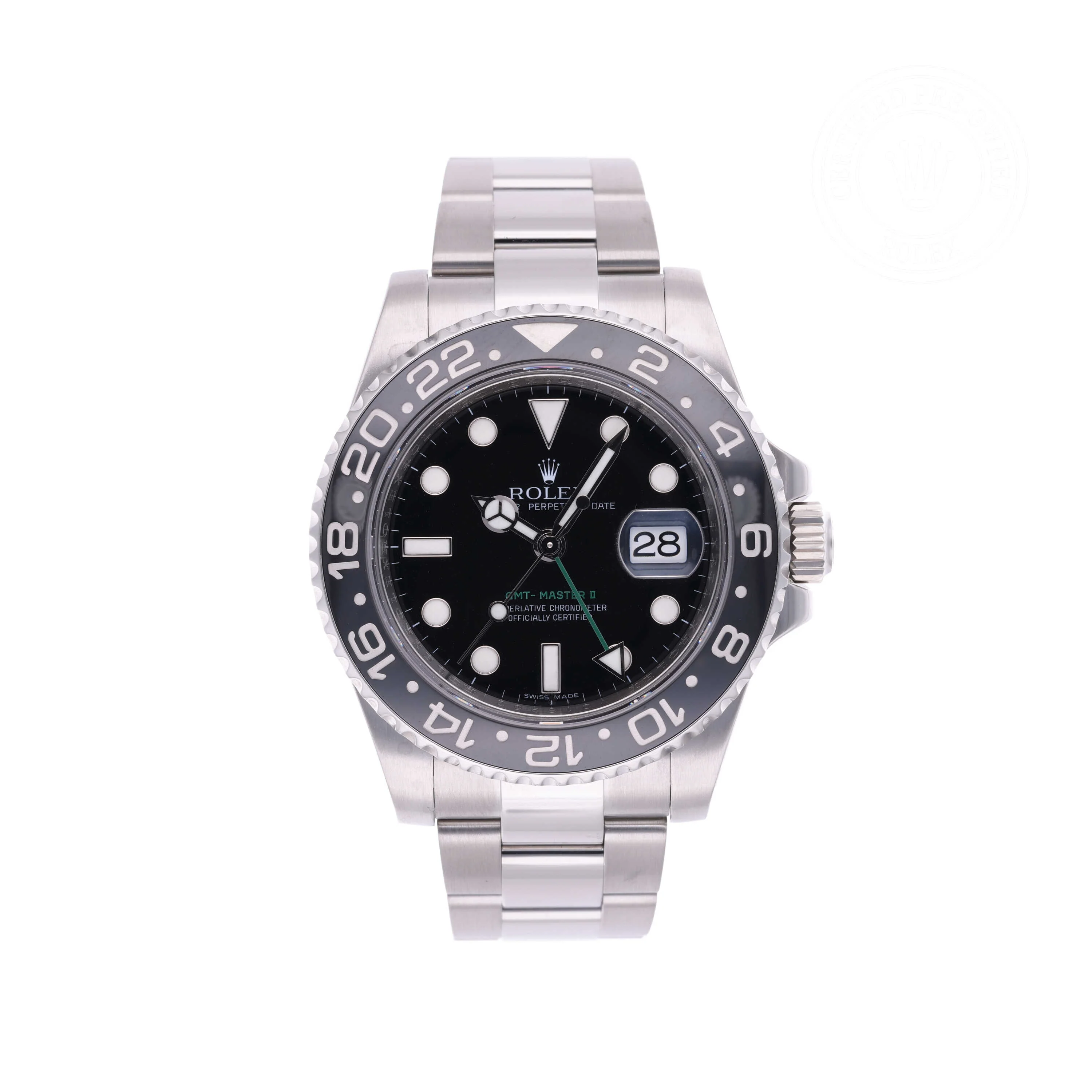 GMT-Master II | 40mm, Steel, Ref. M116710LN