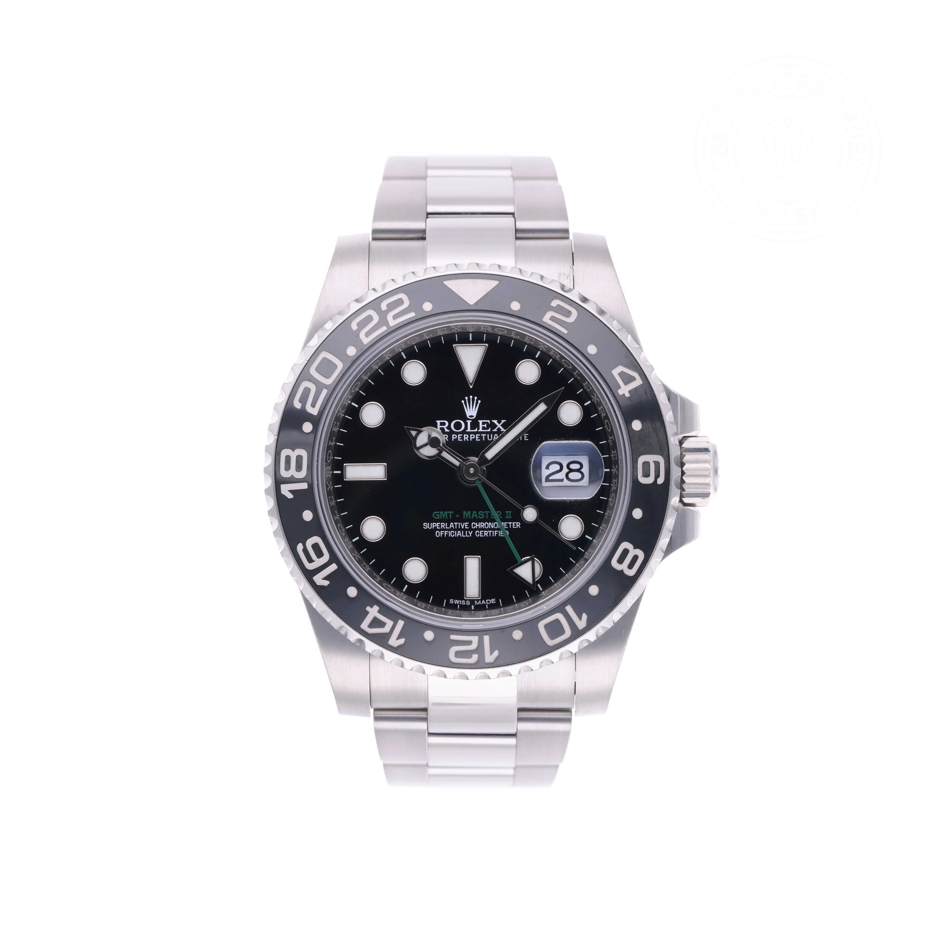 GMT-Master II | 40mm, Steel, Ref. M116710LN