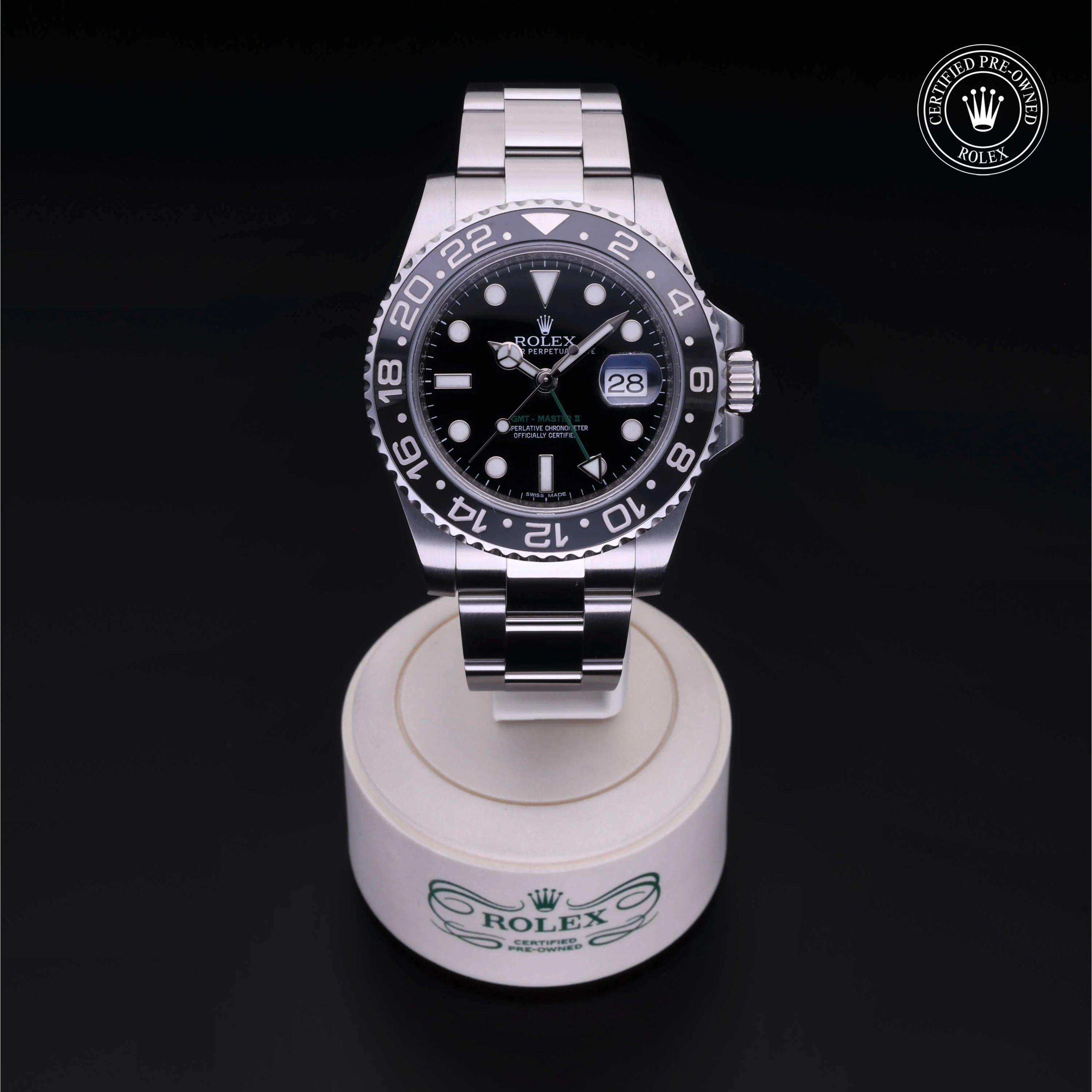 GMT-Master II | 40mm, Steel, Ref. M116710LN - Image 3