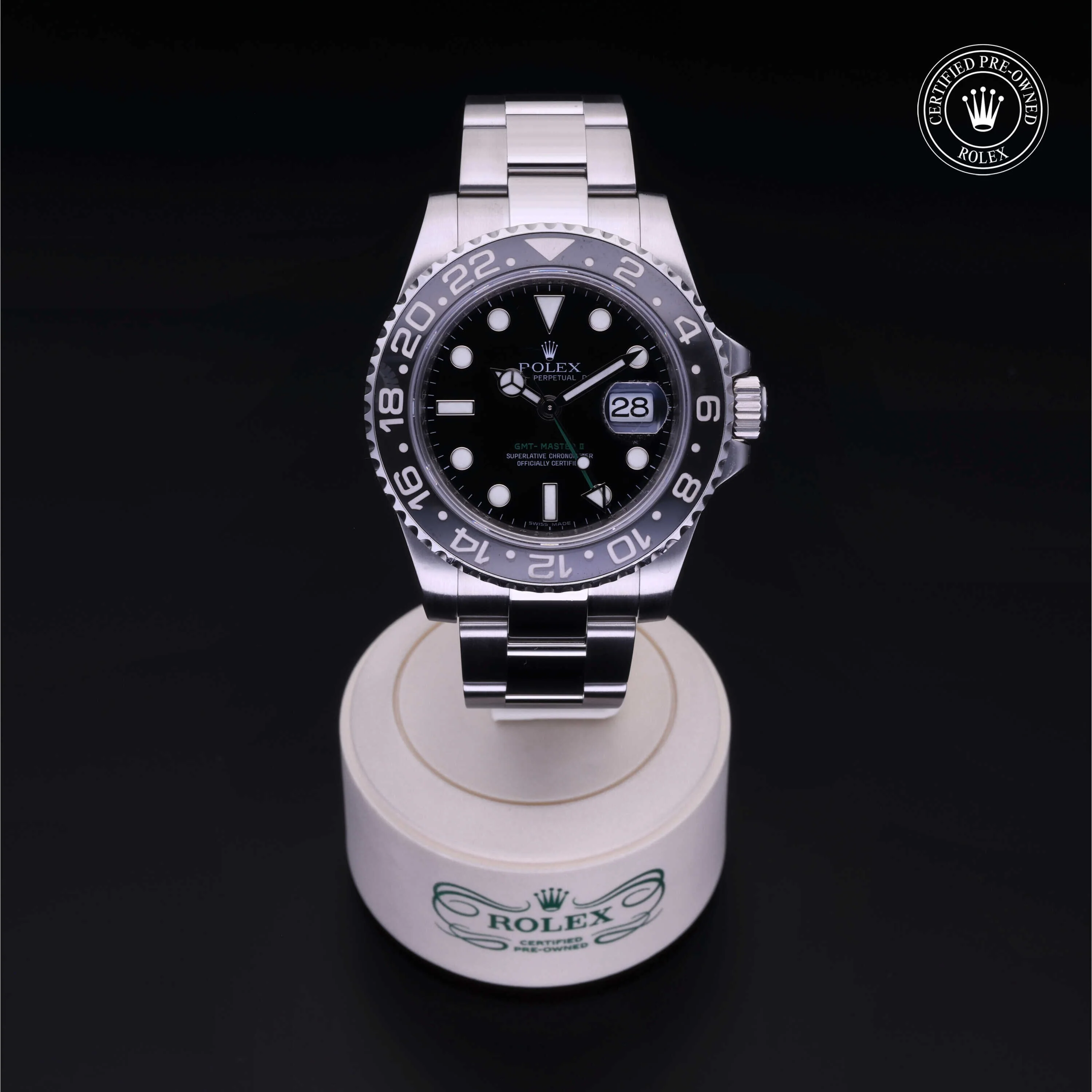 GMT-Master II | 40mm, Steel, Ref. M116710LN - Image 3
