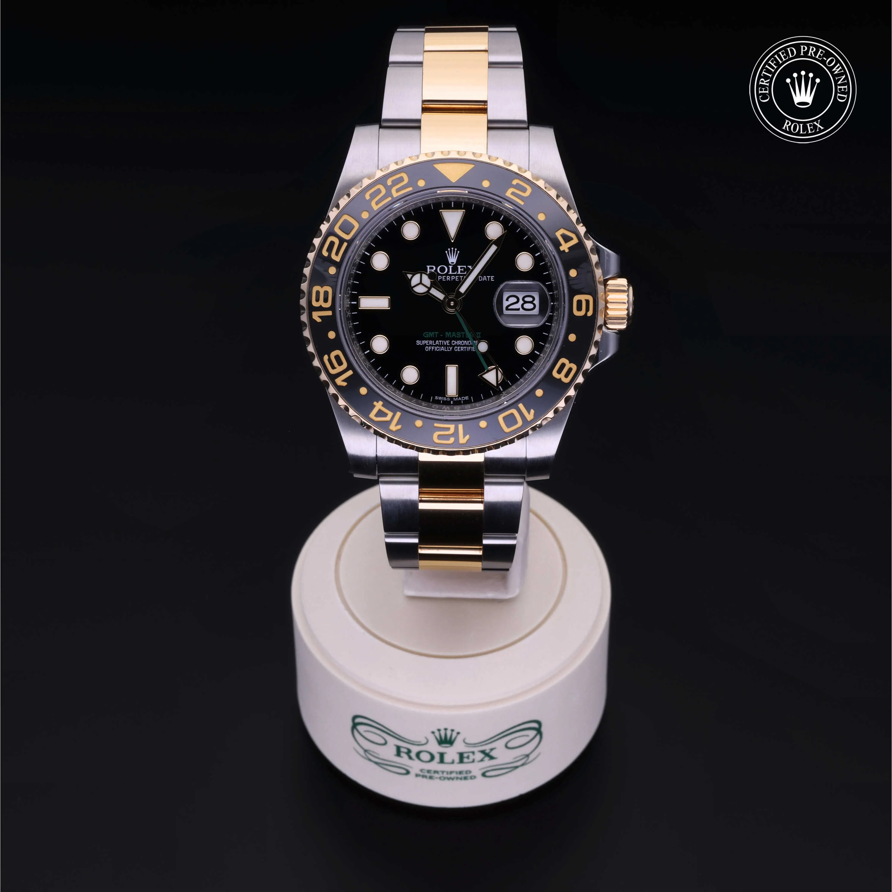 GMT-Master II | 40mm, Two-Tone Steel & 18K Yellow Gold, Ref. M116713LN - Image 3