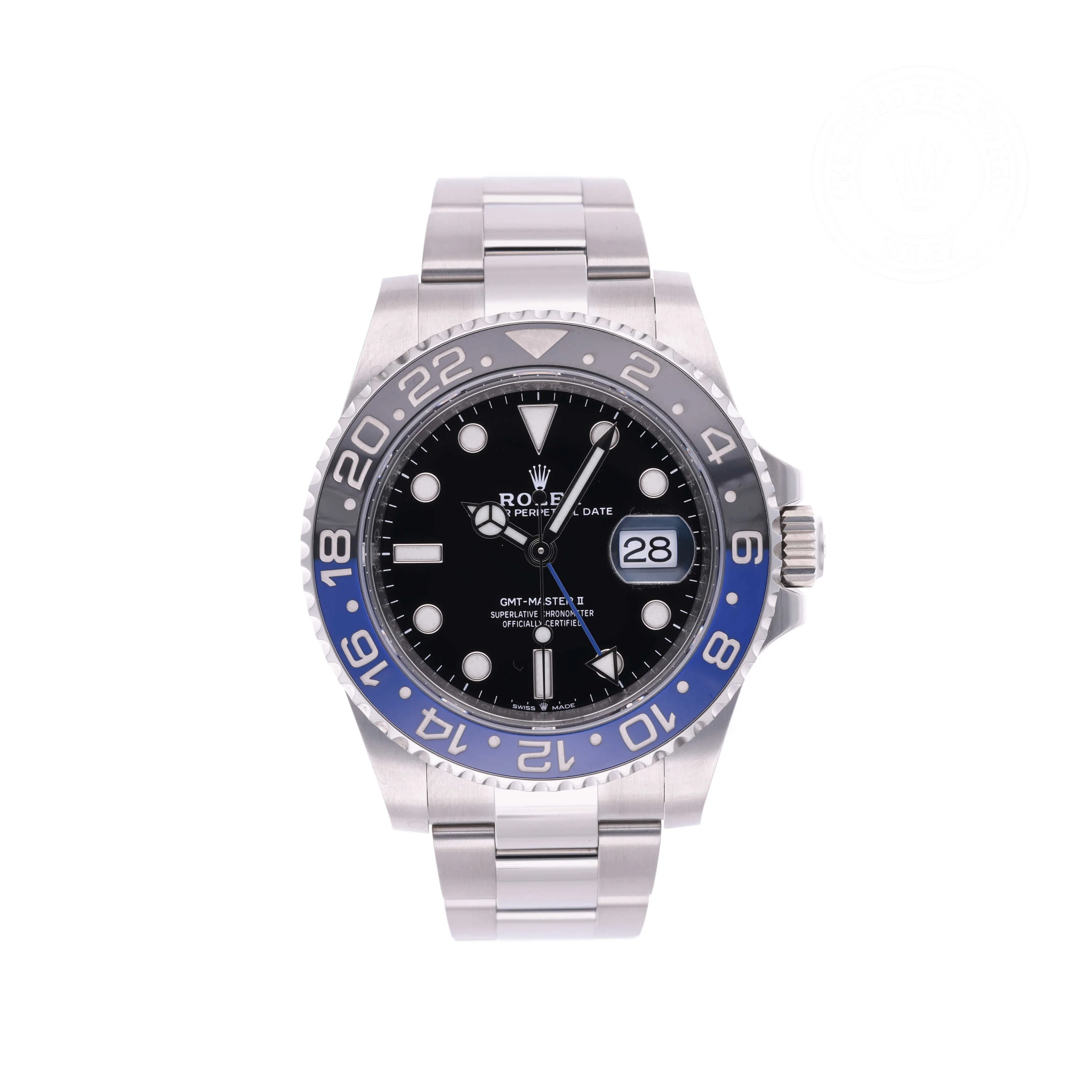 GMT-Master II | 40mm, Steel, Ref. M126710BLNR
