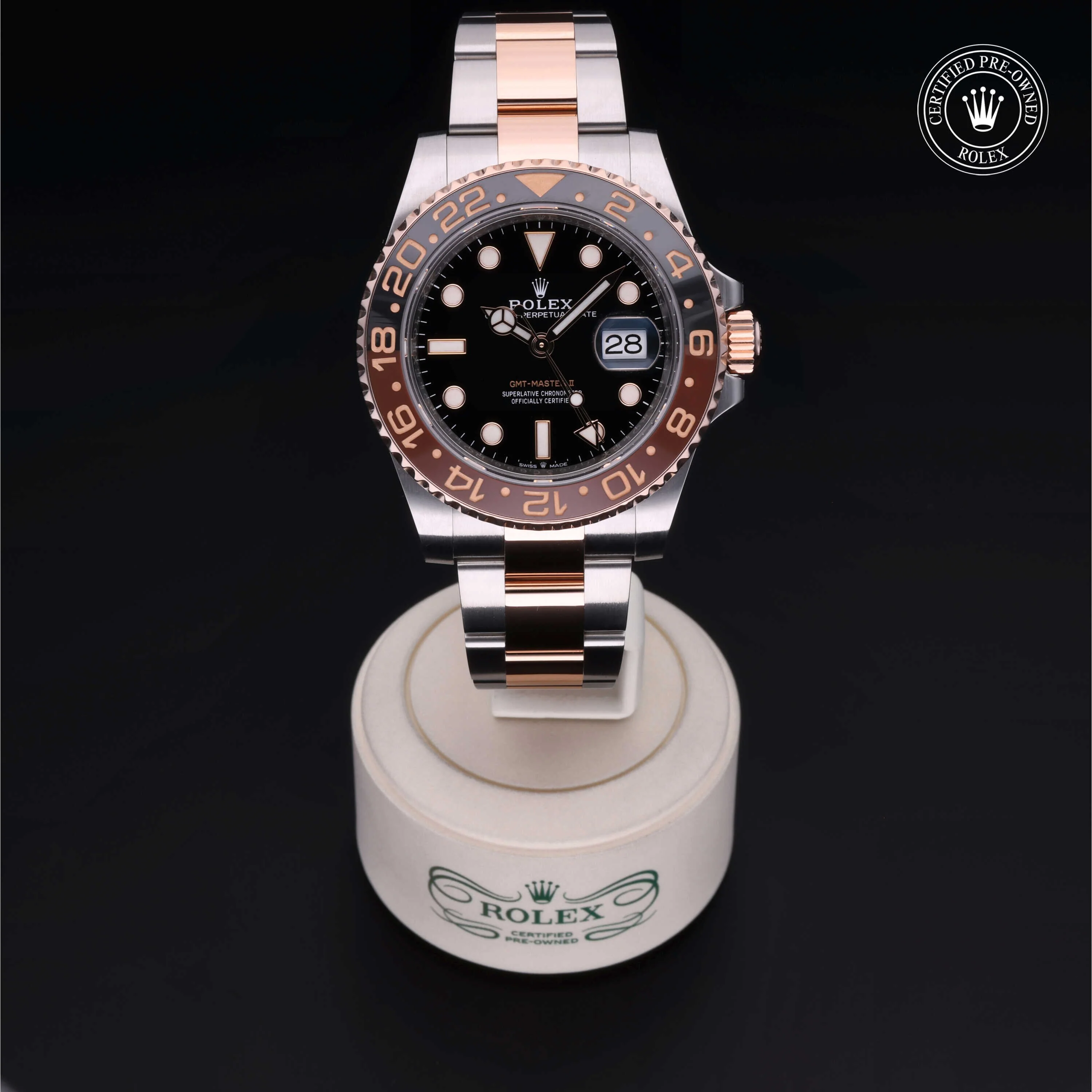 GMT-Master II | 40mm, Two-Tone Steel & 18K Rose Gold, Ref. M126711CHNR - Image 3
