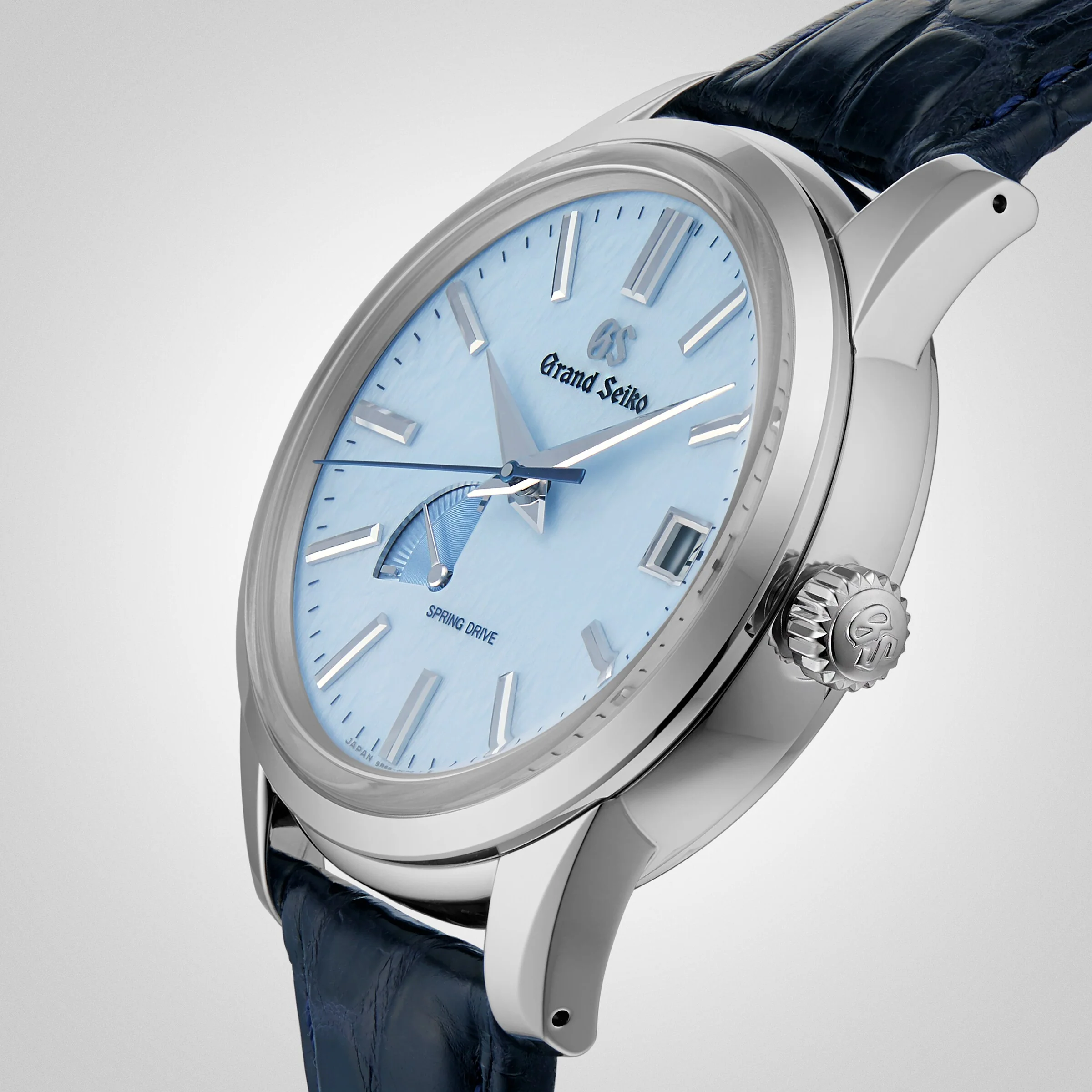 Spring Drive Elegance | 40mm, Steel, Crocodile Leather, Blue Dial - Image 6