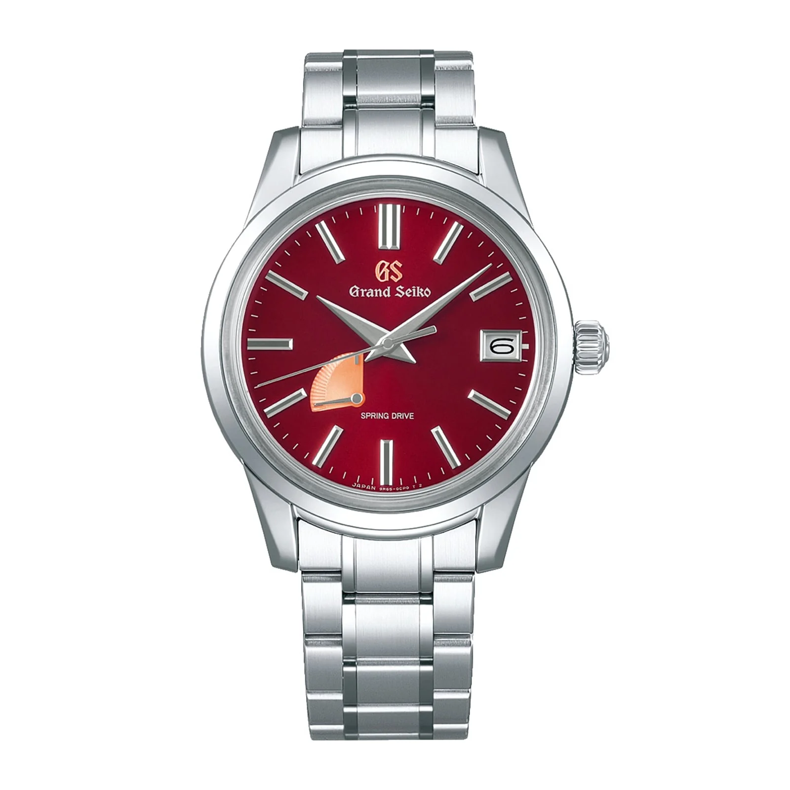 Spring Drive Elegance | 40mm, Steel, Red Dial