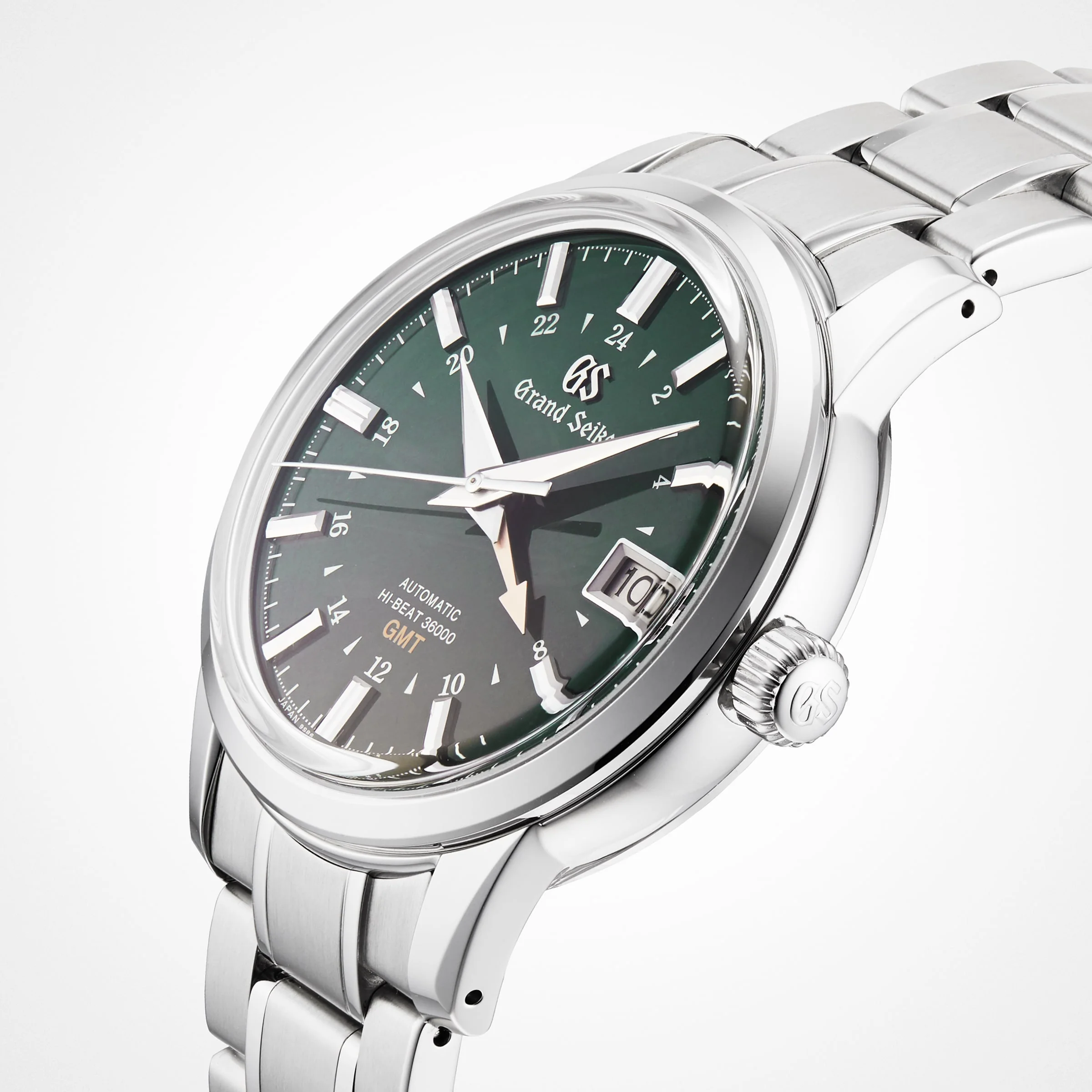 Hi-Beat GMT Elegance | 39.5mm, Steel, Green Dial - Image 6