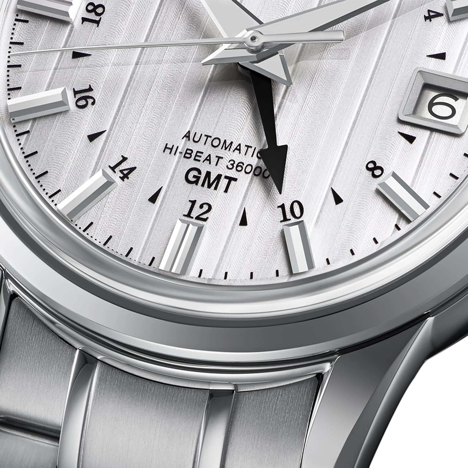 Hi-Beat GMT Elegance | 39.5mm, Steel, White Dial - Image 3