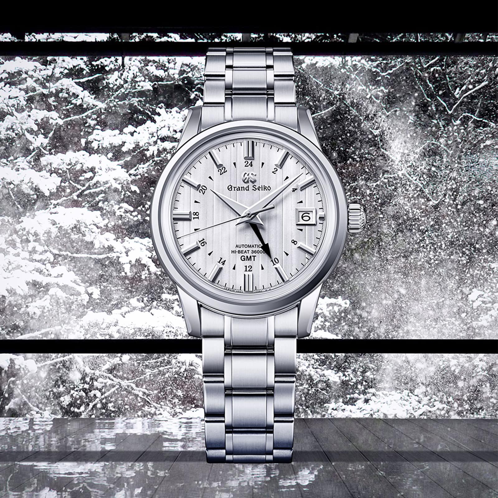 Hi-Beat GMT Elegance | 39.5mm, Steel, White Dial - Image 6