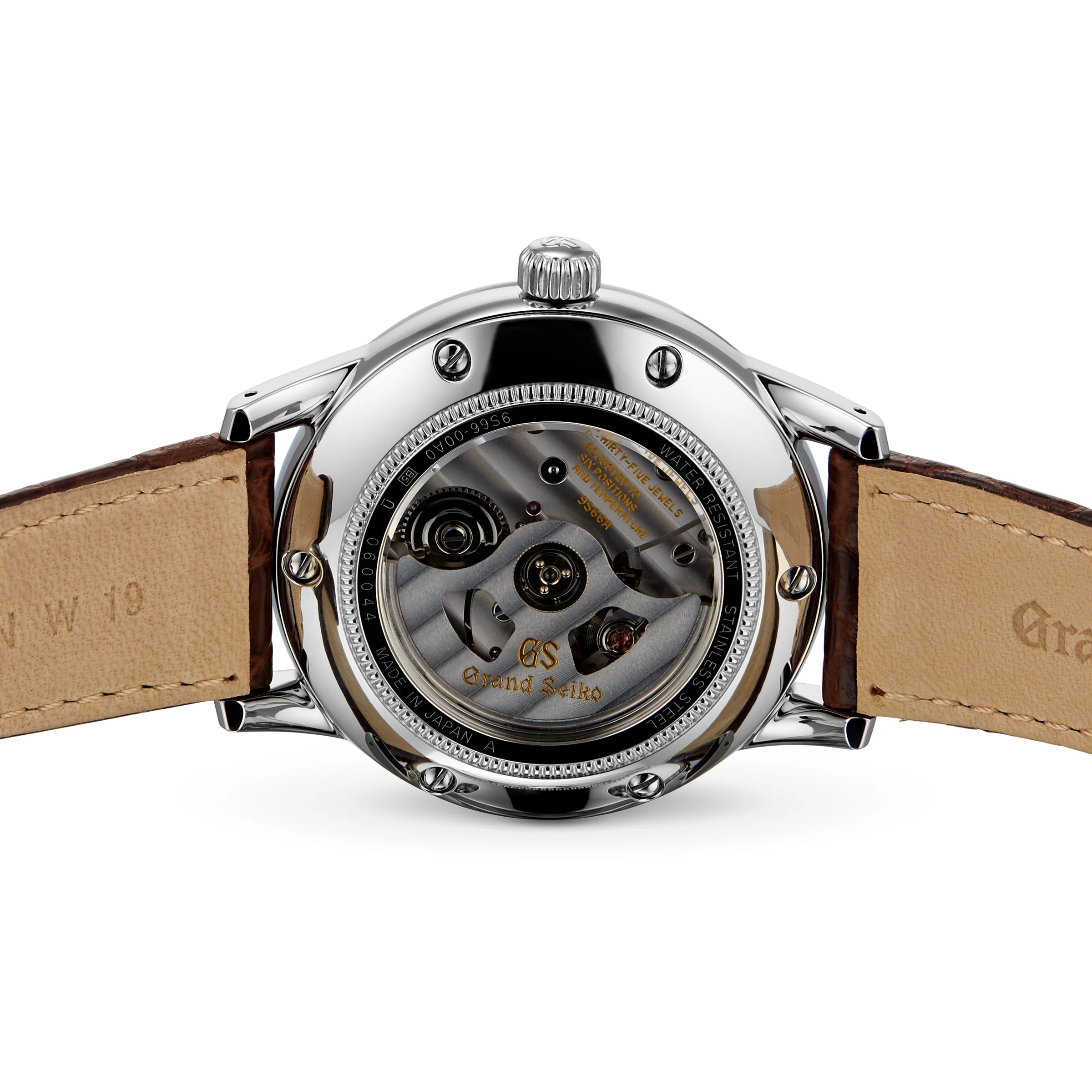 Automatic GMT Elegance | 39.5mm, Steel, Crocodile Leather, Ivory Dial - Image 4