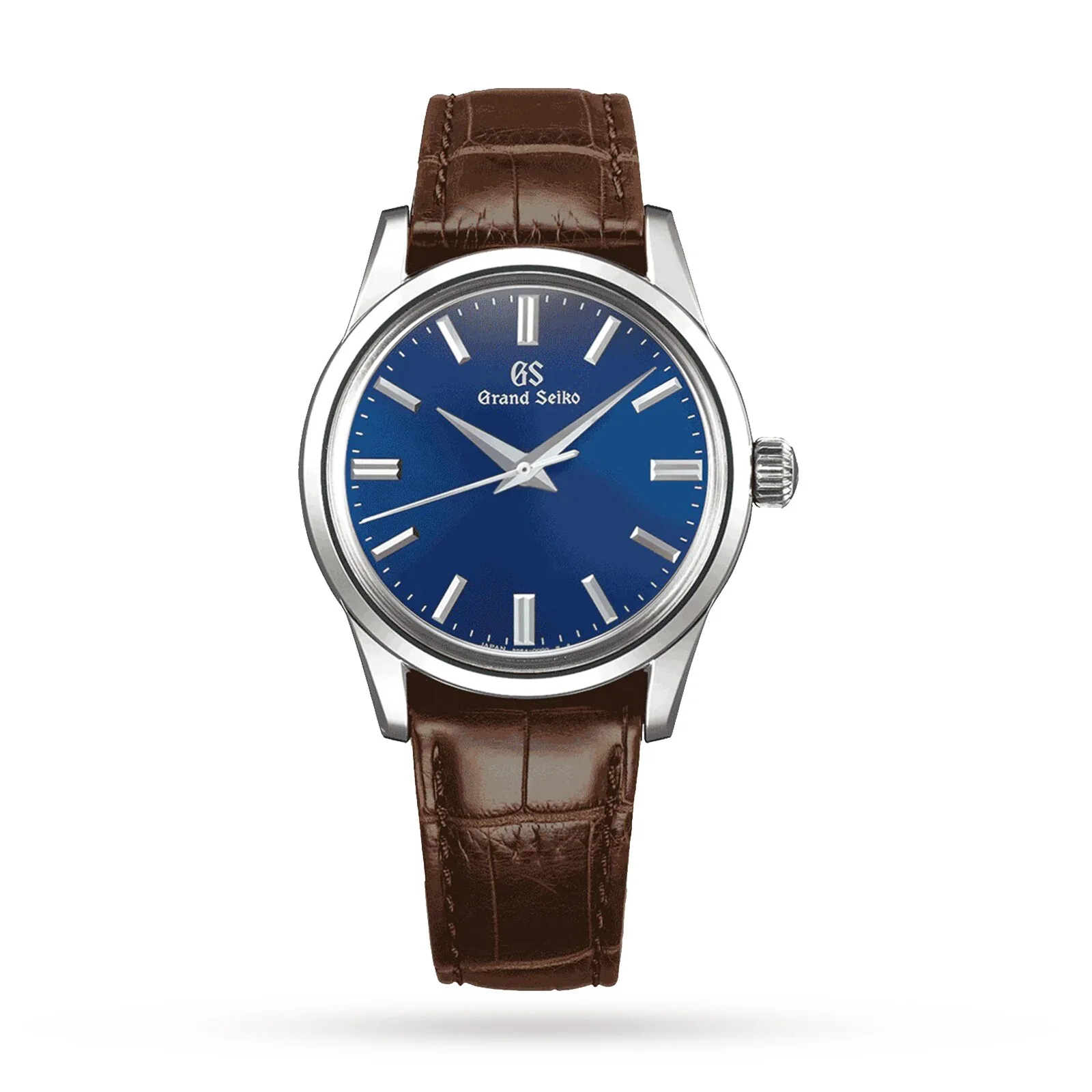 Manual Elegance | 37.5mm, Steel, Crocodile Leather, Sunray Dial