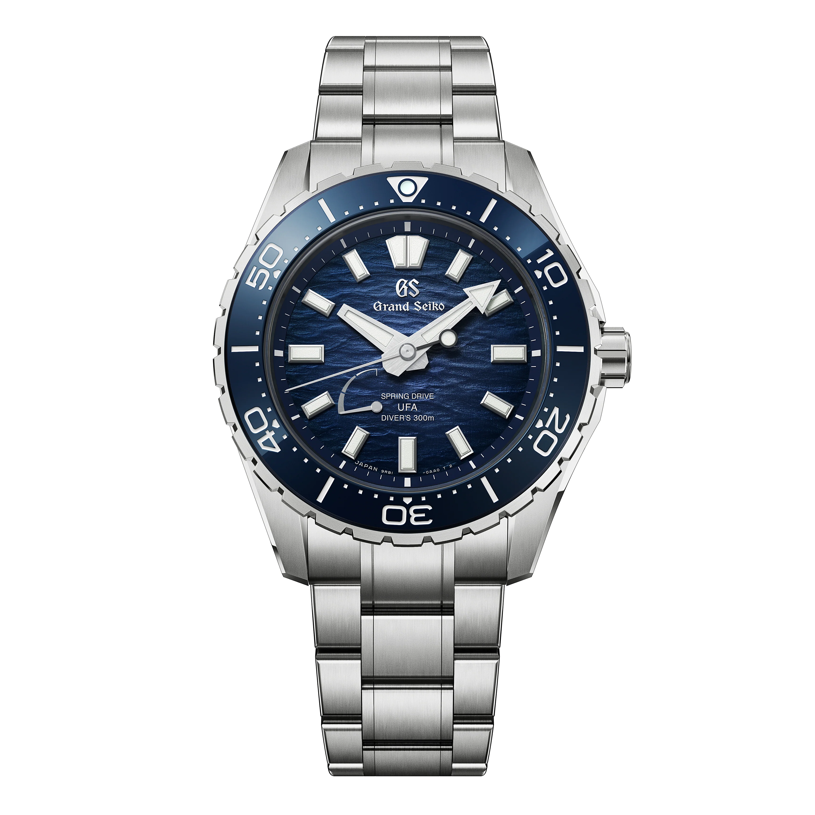 Spring Drive U.F.A. Ushio 300 Diver | 41mm, Titanium, Blue Dial
