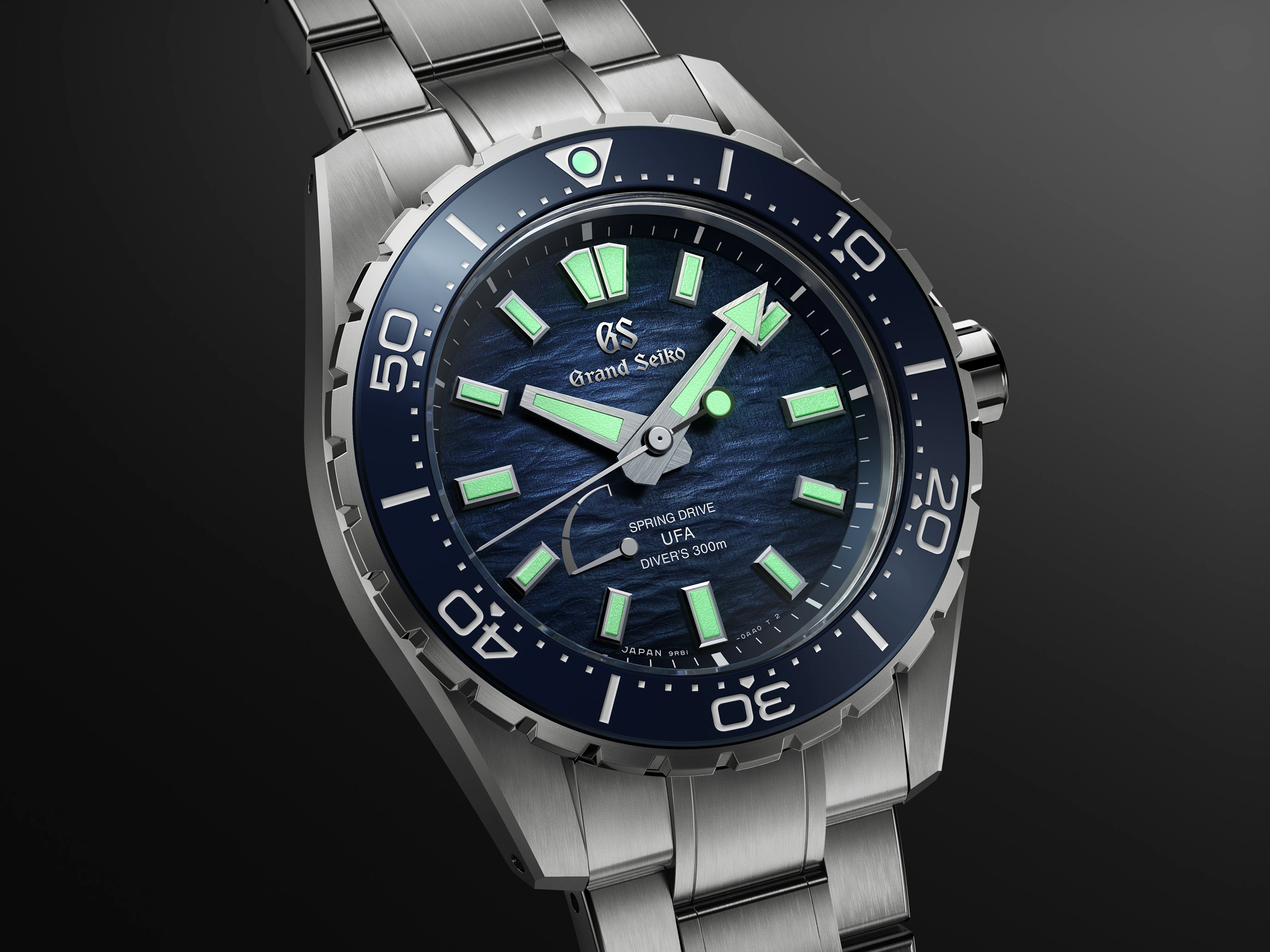Spring Drive U.F.A. Ushio 300 Diver | 41mm, Titanium, Blue Dial - Image 7