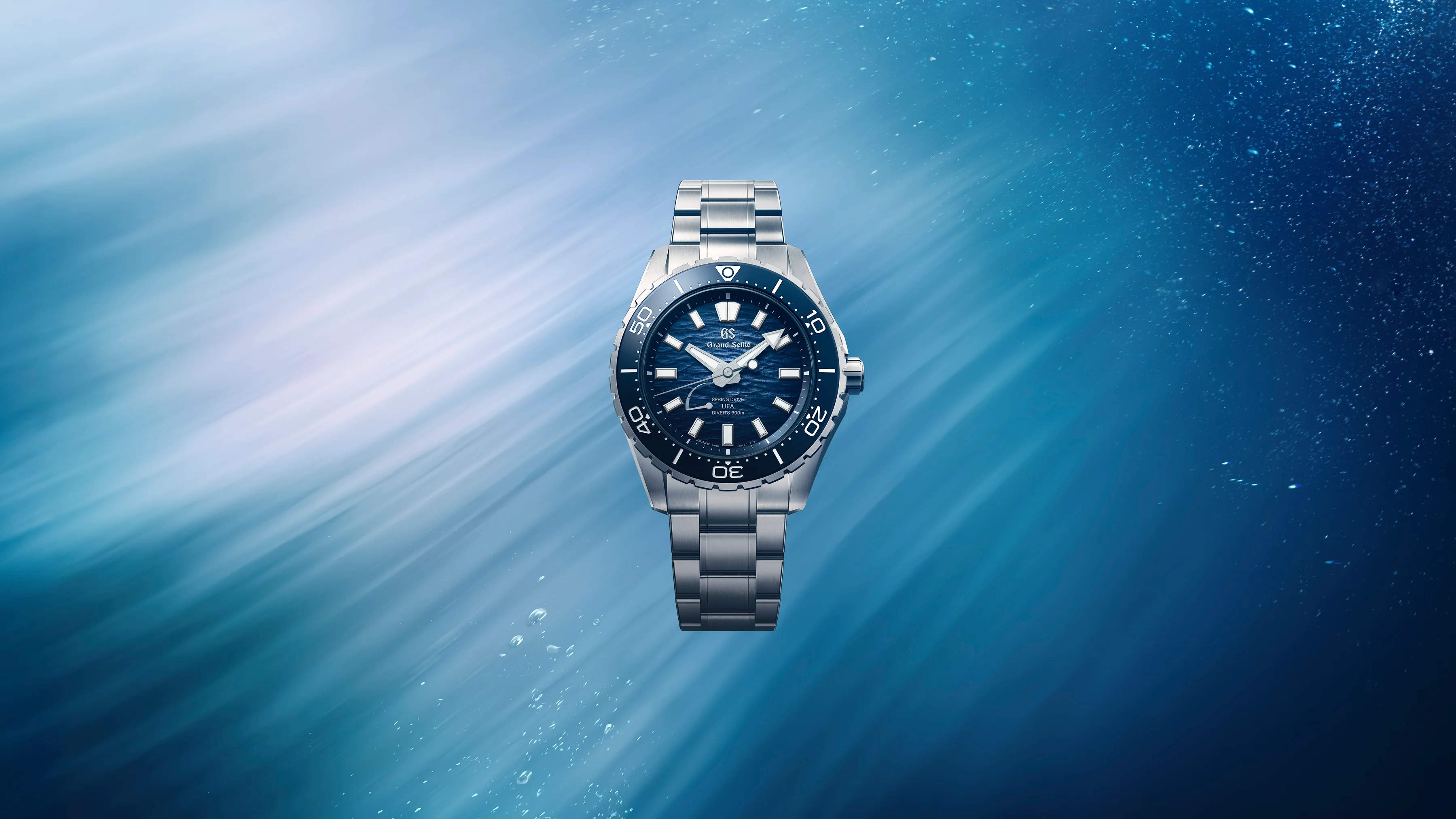 Spring Drive U.F.A. Ushio 300 Diver | 41mm, Titanium, Blue Dial - Image 9