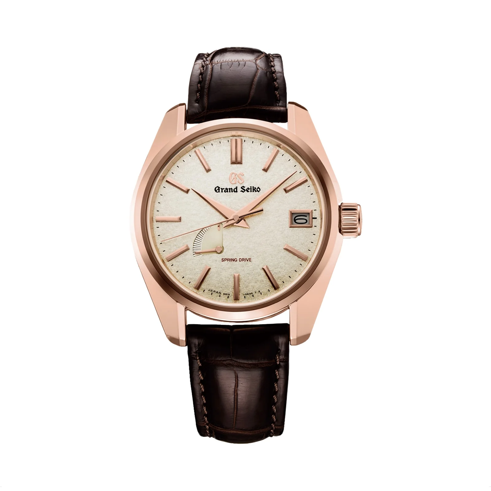 Spring Drive Heritage | 40mm, 18K Rose Gold, Crocodile Leather, Champagne Dial