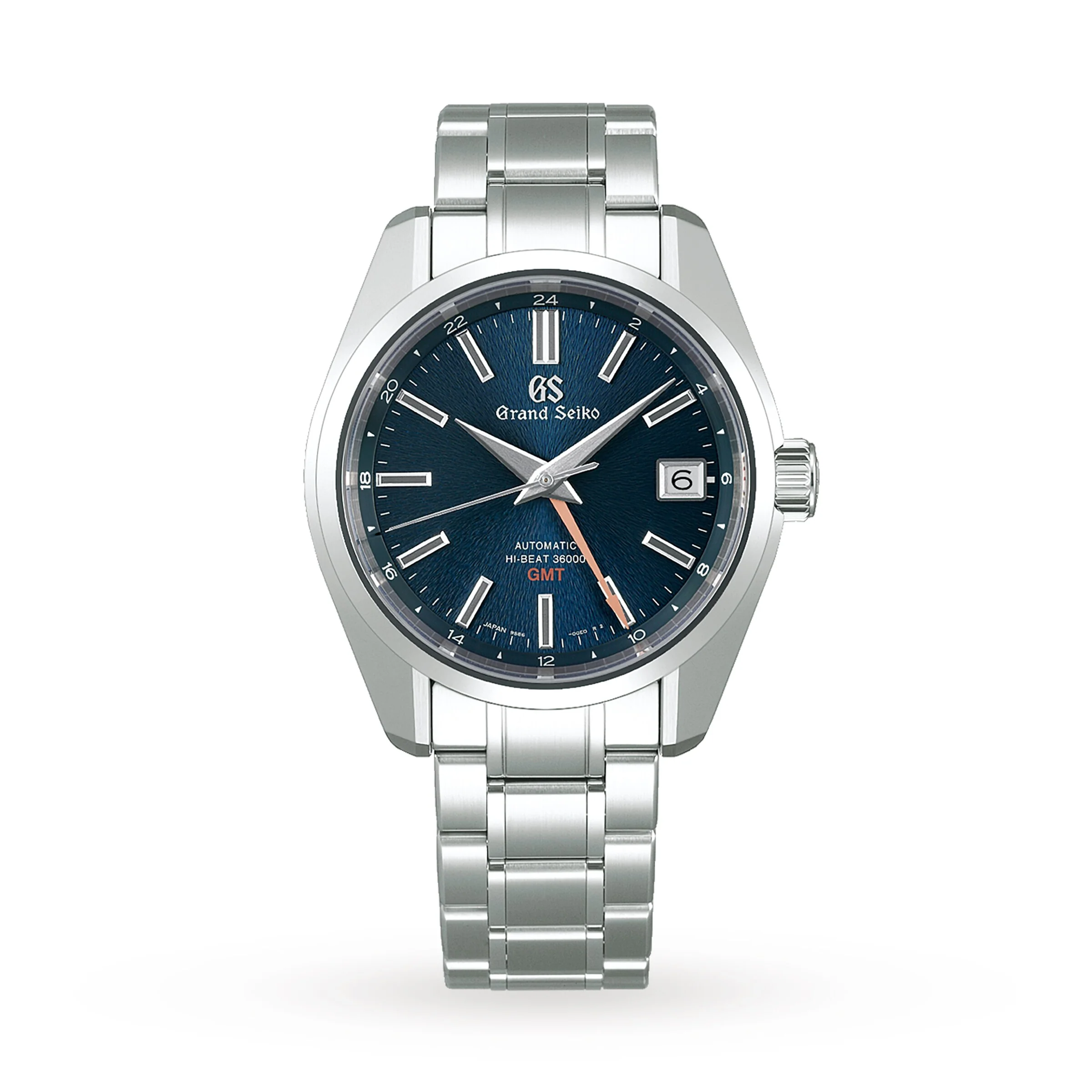 Hi-Beat GMT Heritage | 40mm, Steel, Blue Dial