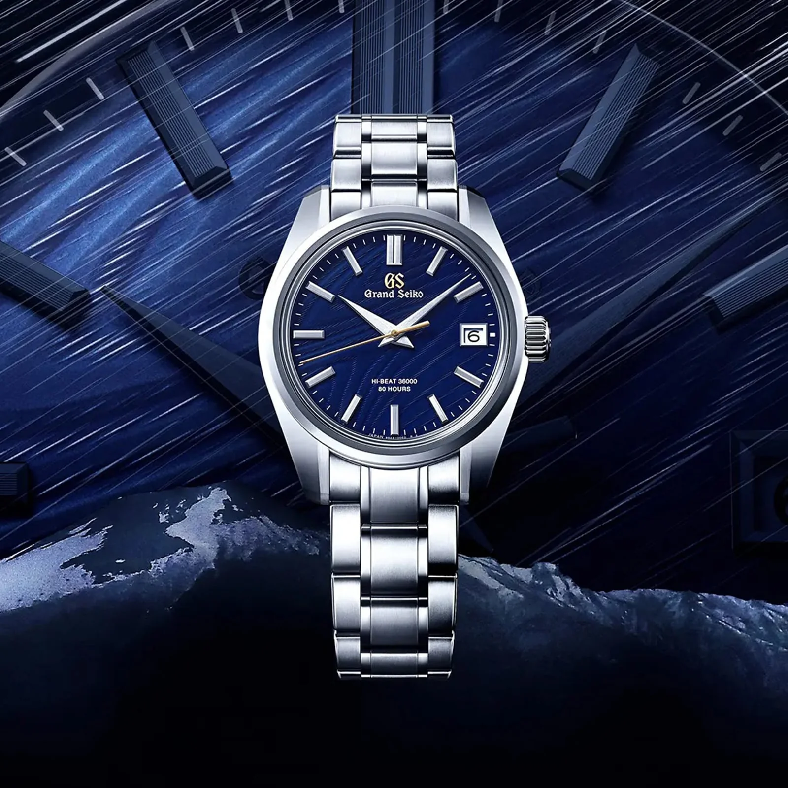 Hi-Beat Heritage | 40mm, Steel, Blue Dial, Ref. SLGH009 - Image 7