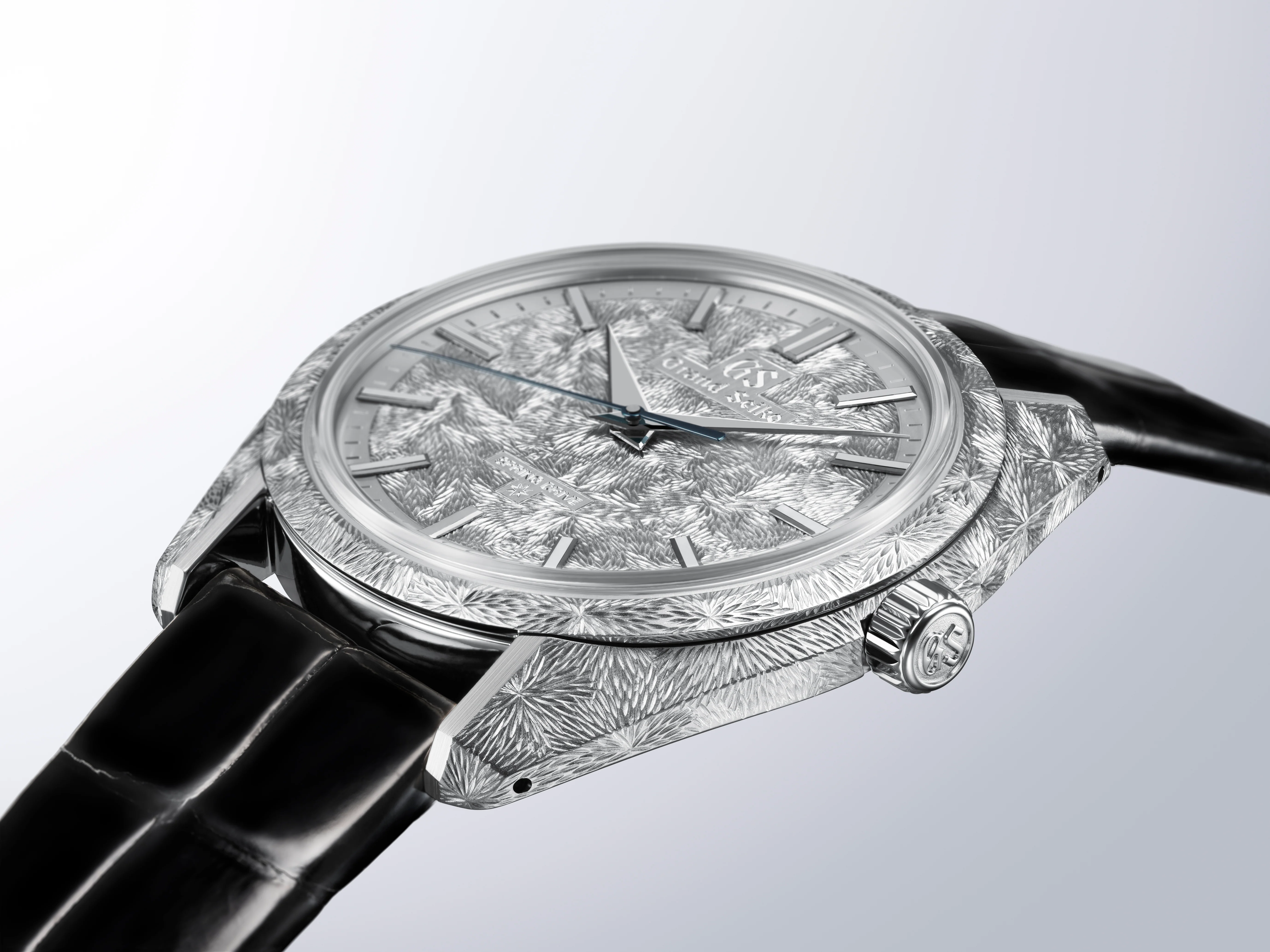 44GS Spring Drive Limited Edition | 40mm, Platinum, Leather, Silver Dial - Image 2