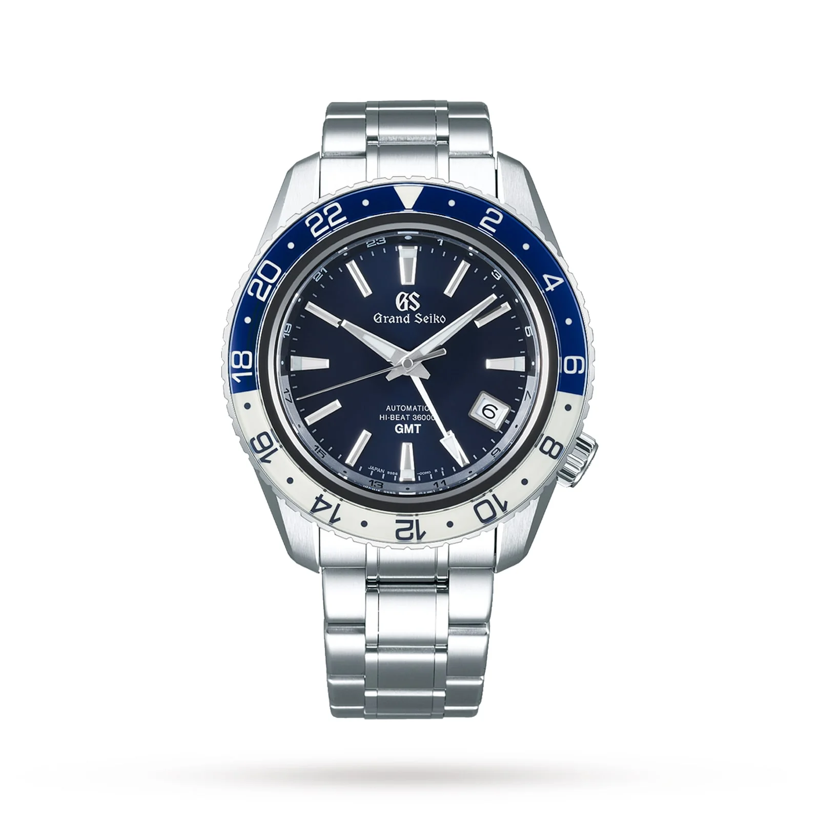 Hi-Beat GMT Sport | 44mm, Steel, Blue Dial