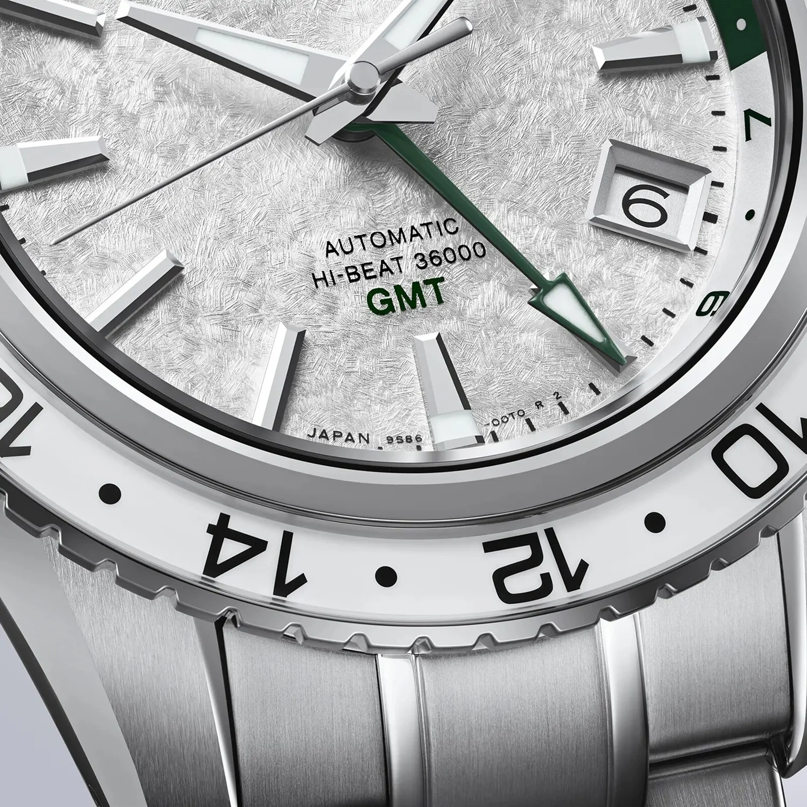 Hi-Beat GMT Sport | 44mm, Steel, White Dial - Image 3