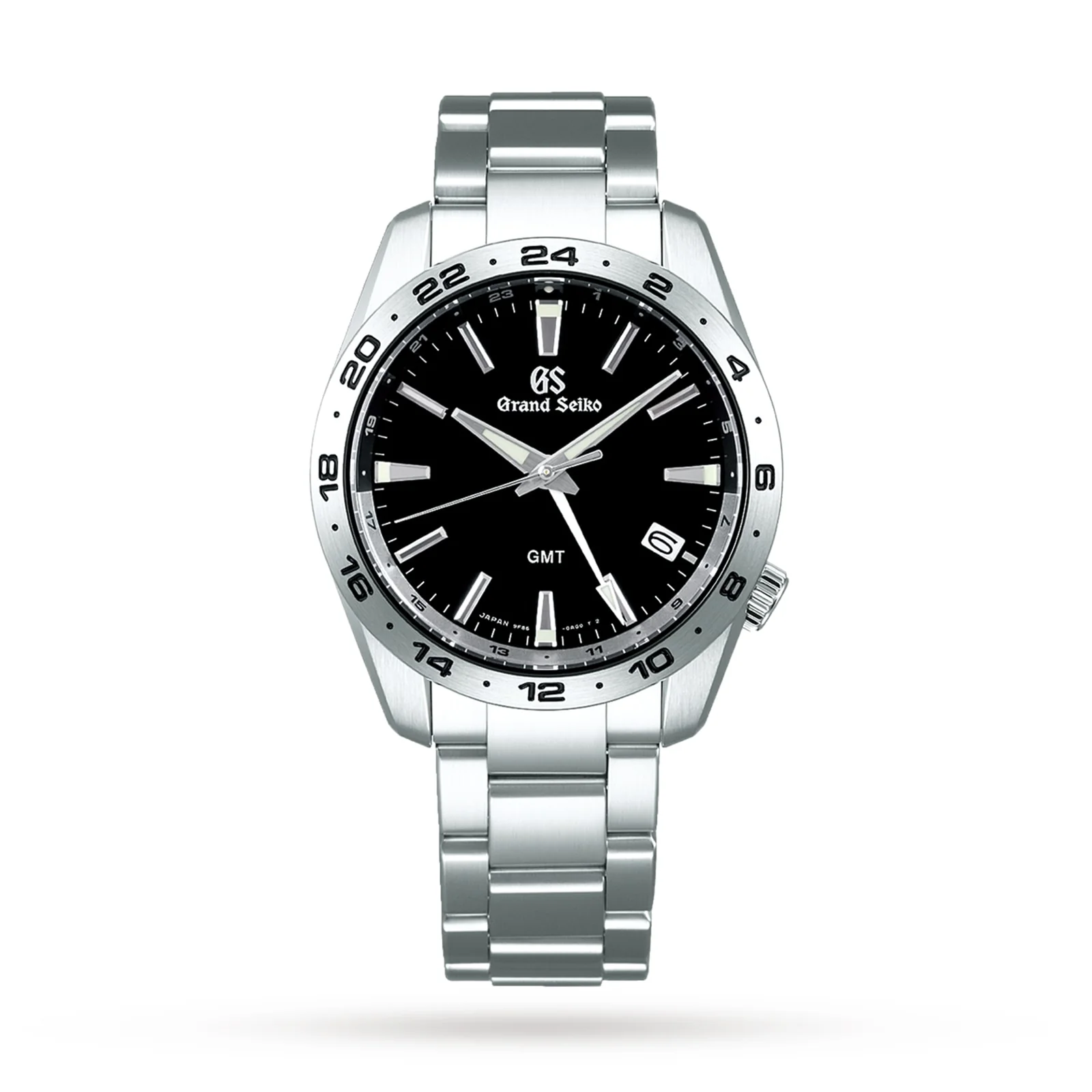 Quartz GMT Sport | 39mm, Steel, Black Dial