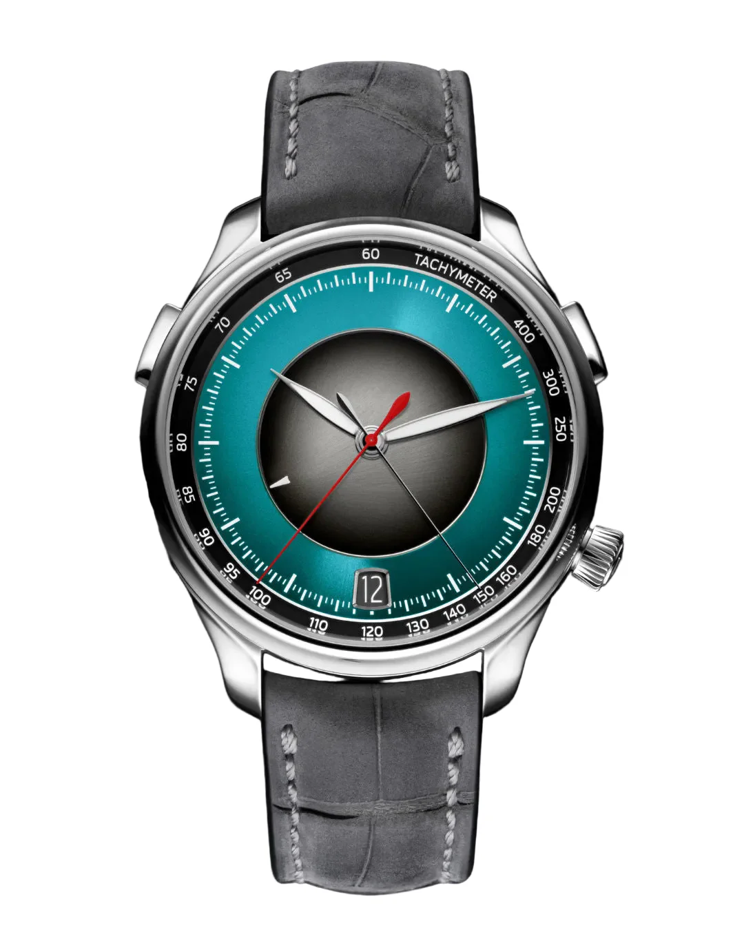 Endeavour Chronograph Dual Time | 42mm, Steel, Grey Dial